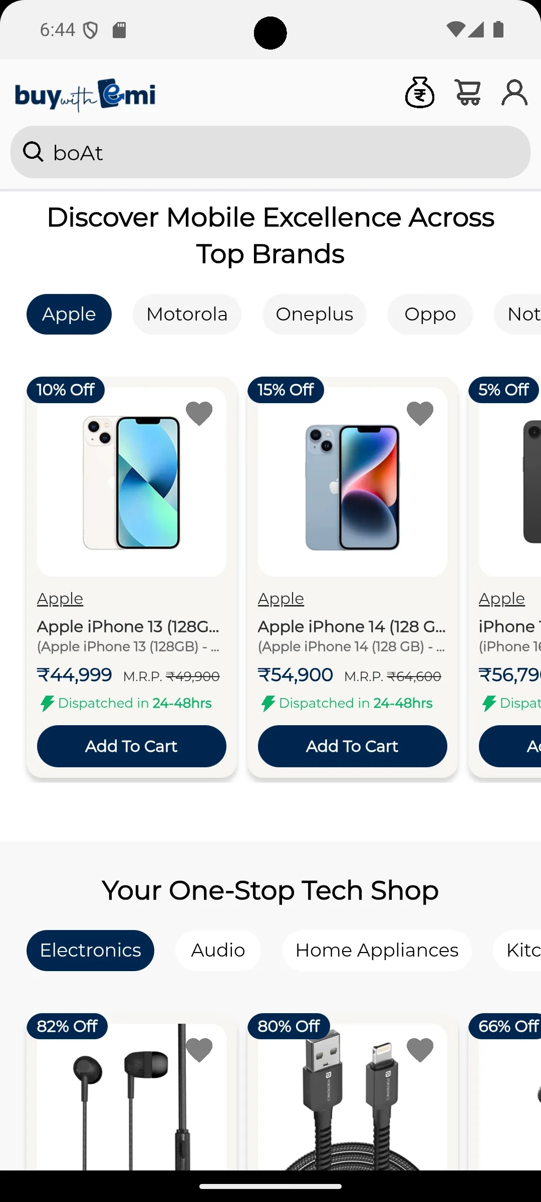 BuyWithEmi — EMI Shopping App | Indus Appstore | Screenshot