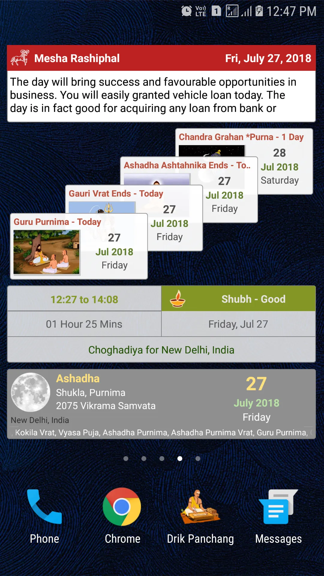 Hindu Calendar - Drik Panchang | Indus Appstore | Screenshot