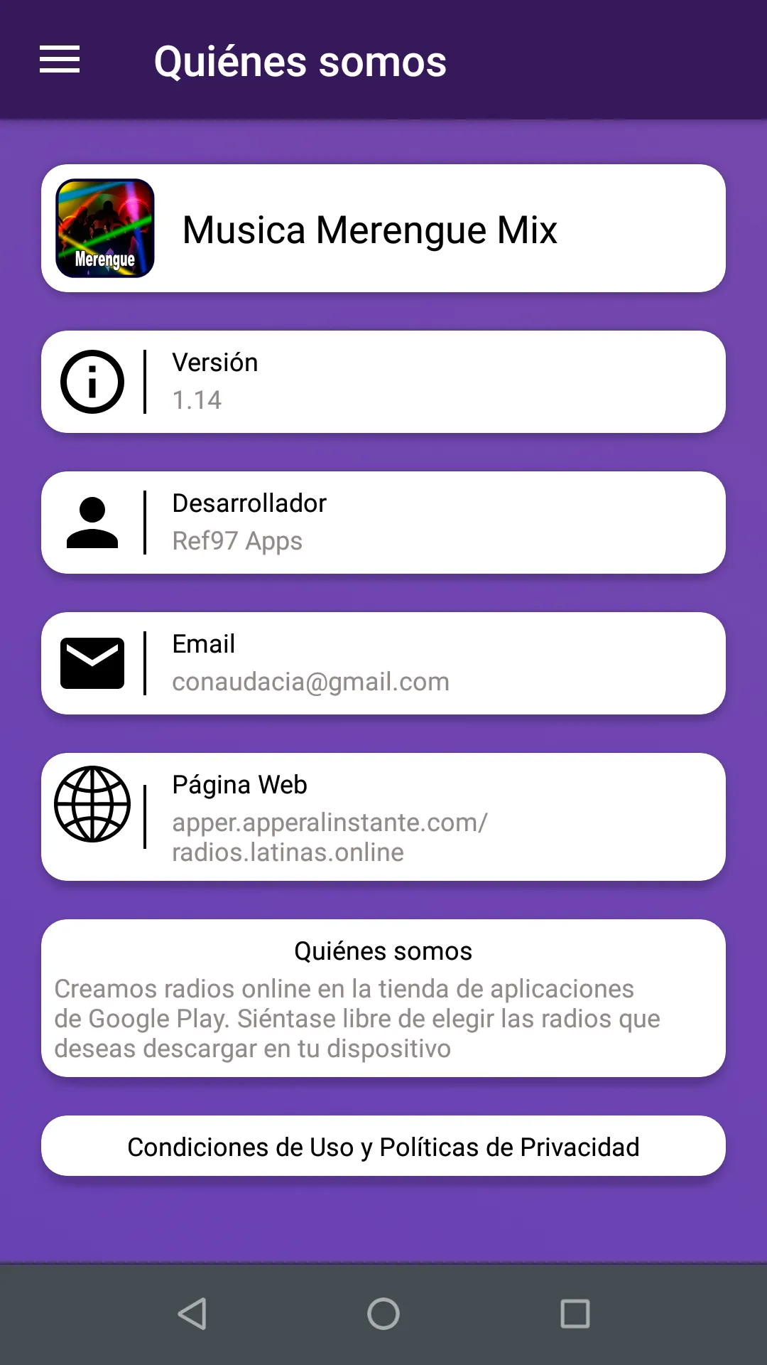 Merengue Mix Radio | Indus Appstore | Screenshot