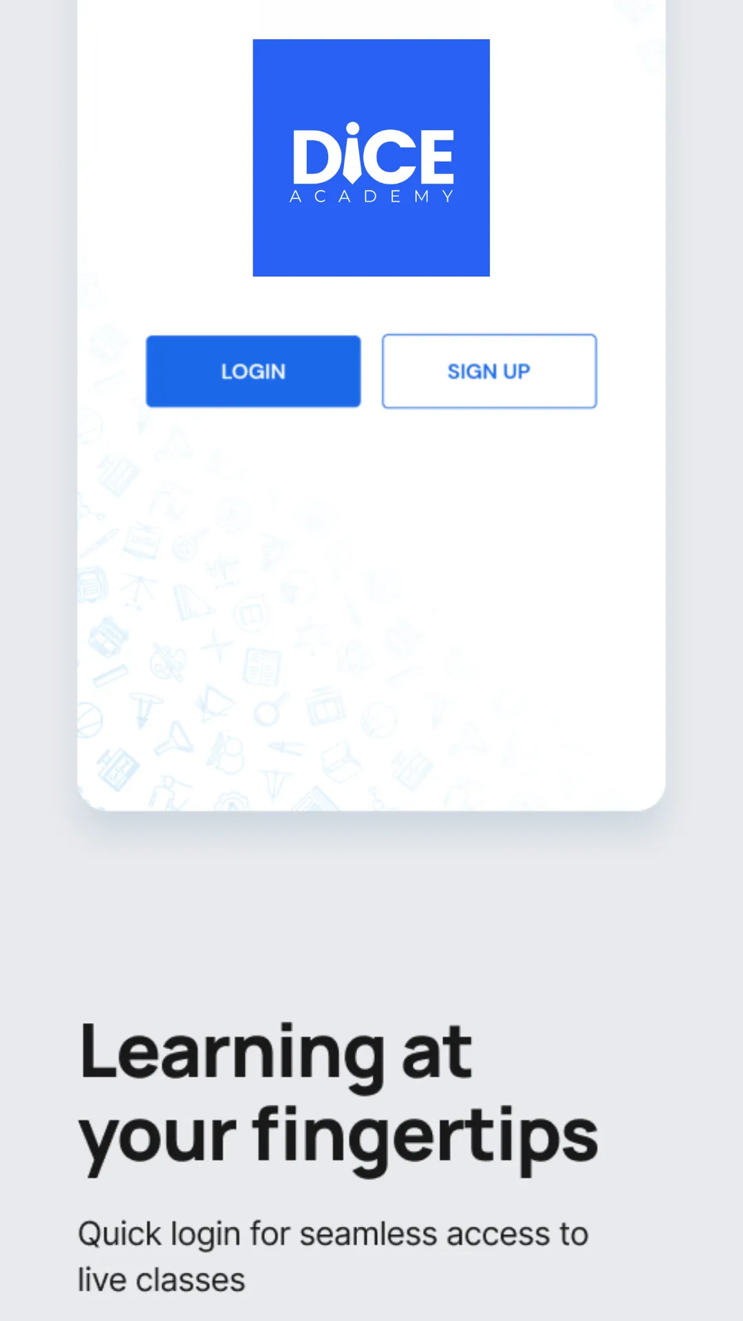DICE Academy Classes | Indus Appstore | Screenshot