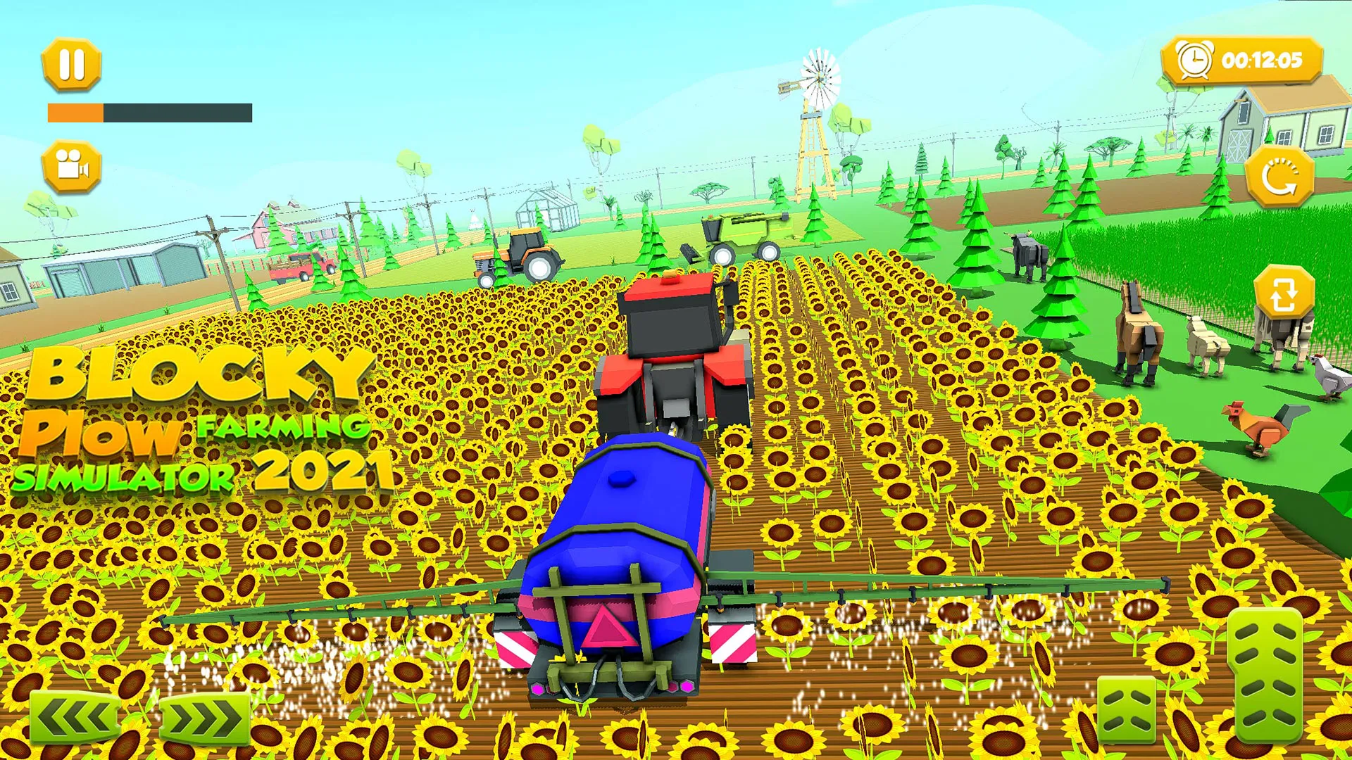 Farming Tractor Sim Game 2023 | Indus Appstore | Screenshot