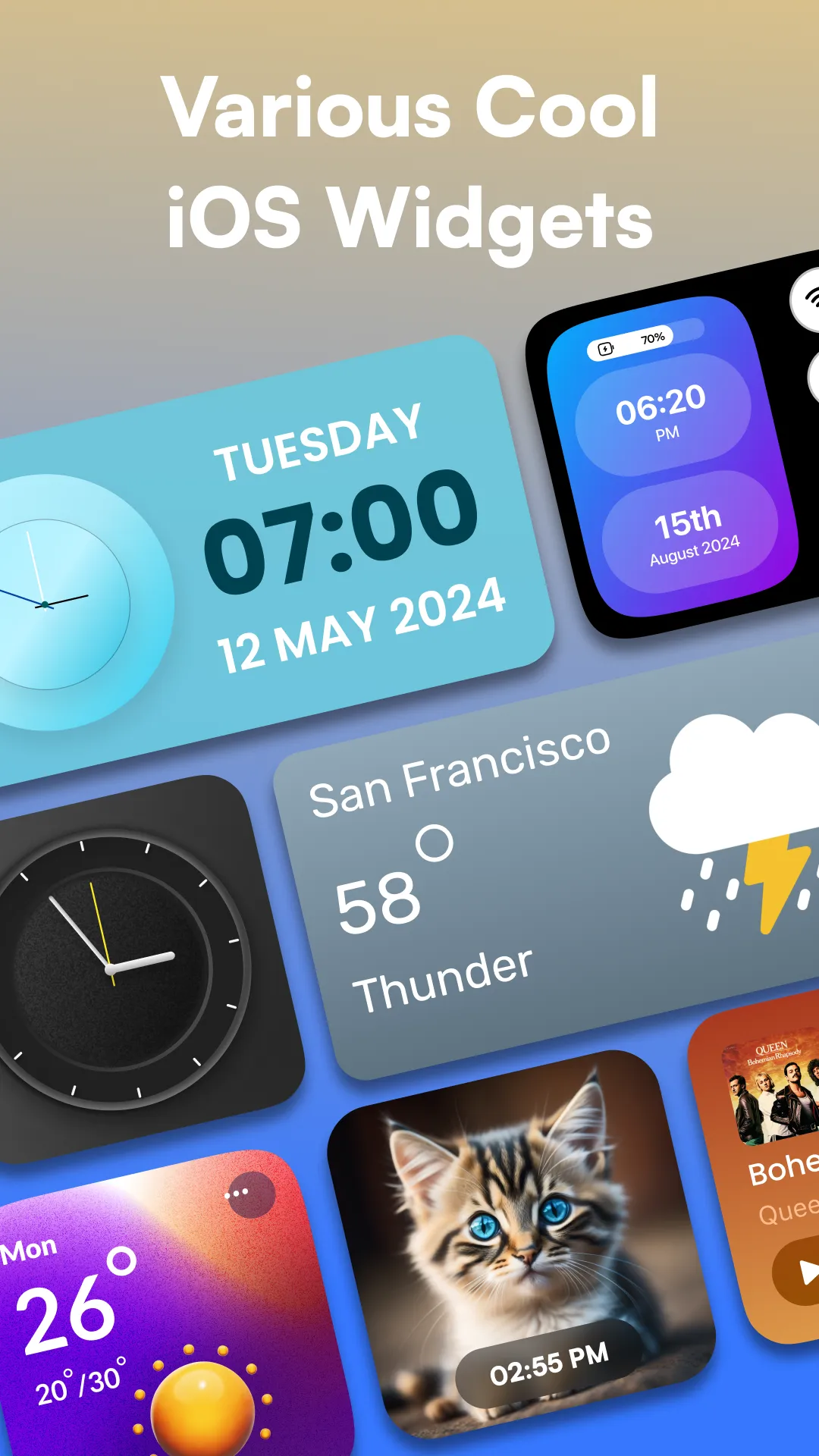 Colorful OS Widgets - iMaker | Indus Appstore | Screenshot