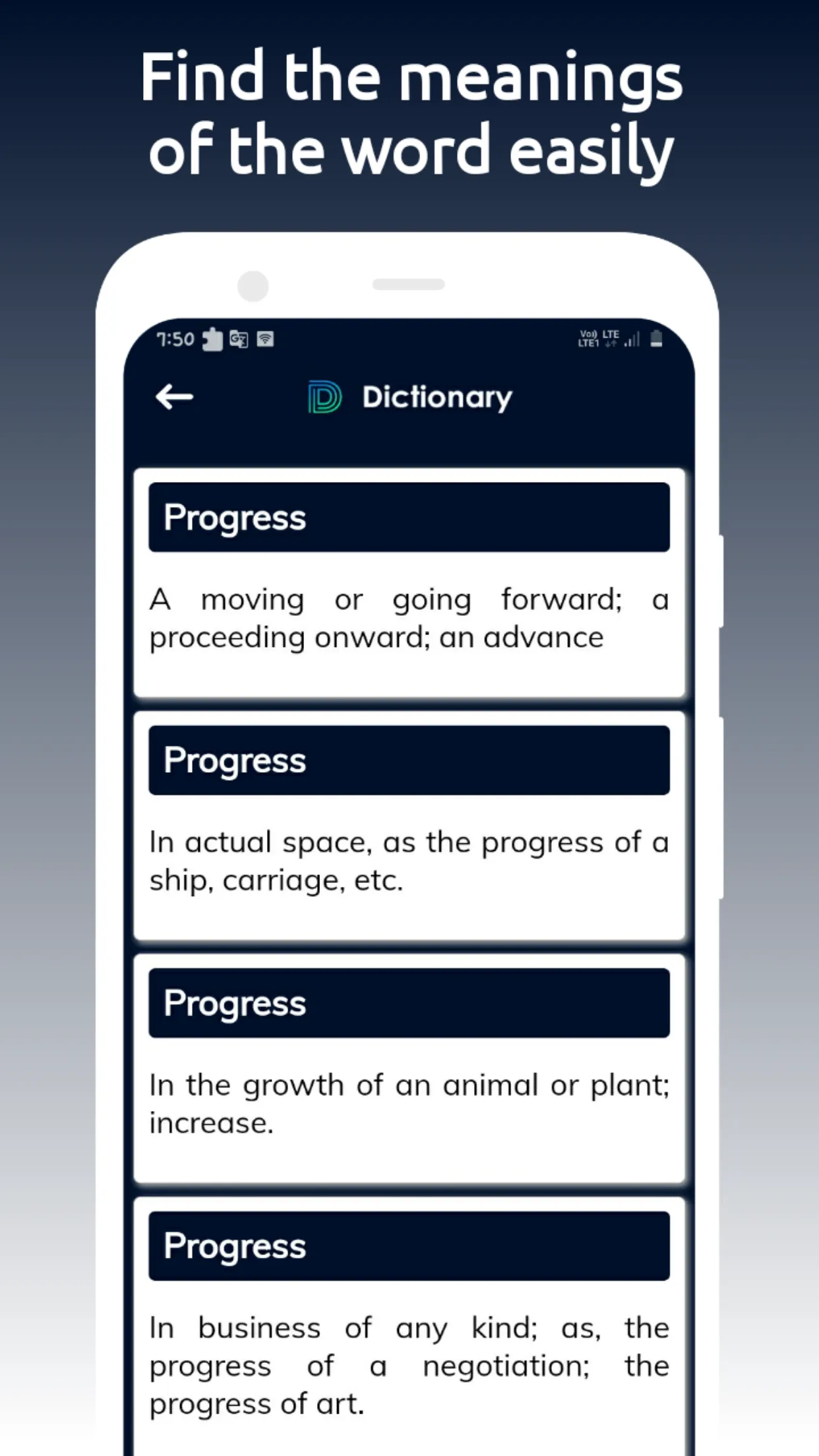 English dictionary & meanings | Indus Appstore | Screenshot