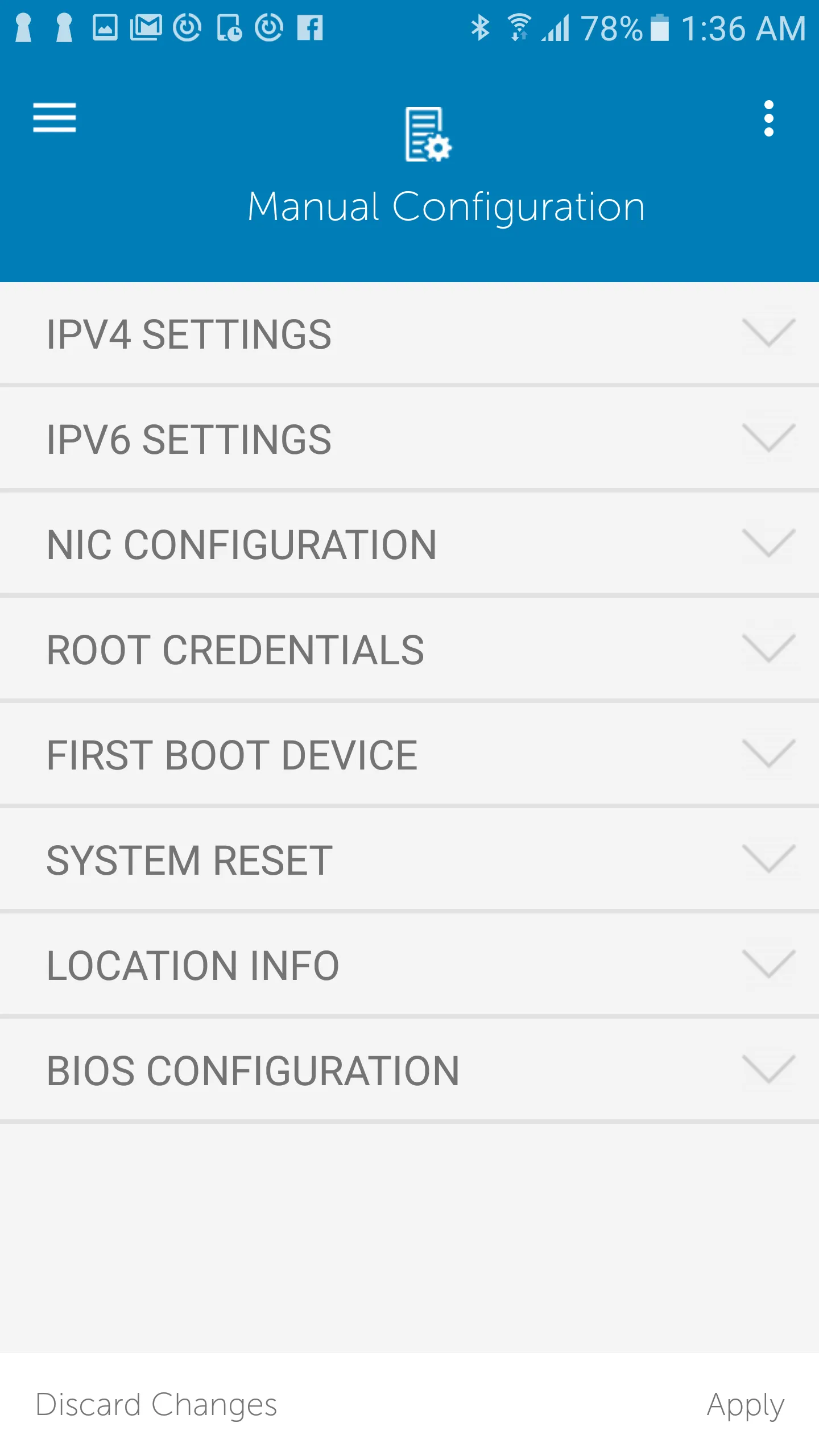 OpenManage Mobile | Indus Appstore | Screenshot