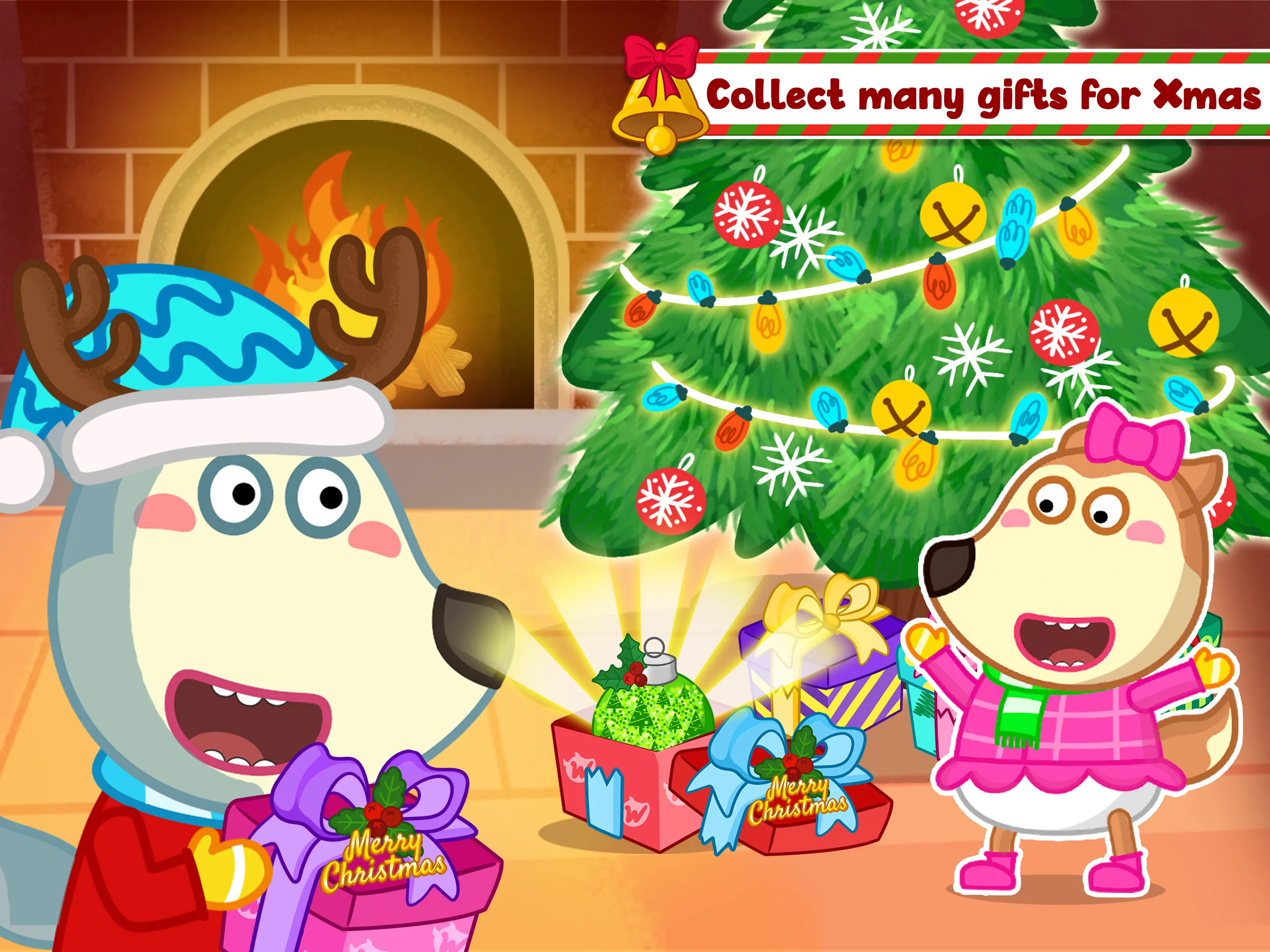 Wolfoo's Christmas Decoration | Indus Appstore | Screenshot