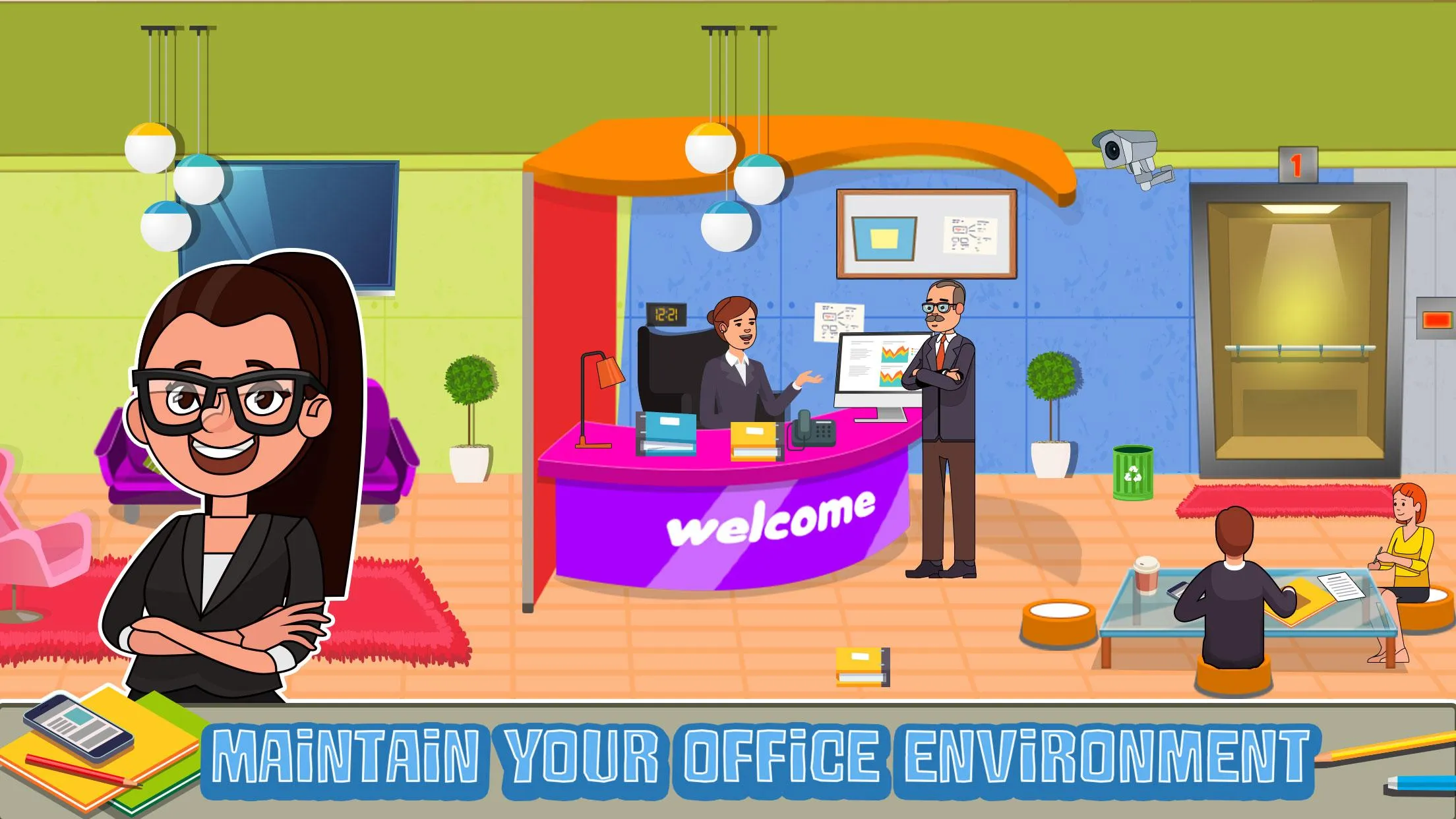 Pretend Play Busy Office Life | Indus Appstore | Screenshot