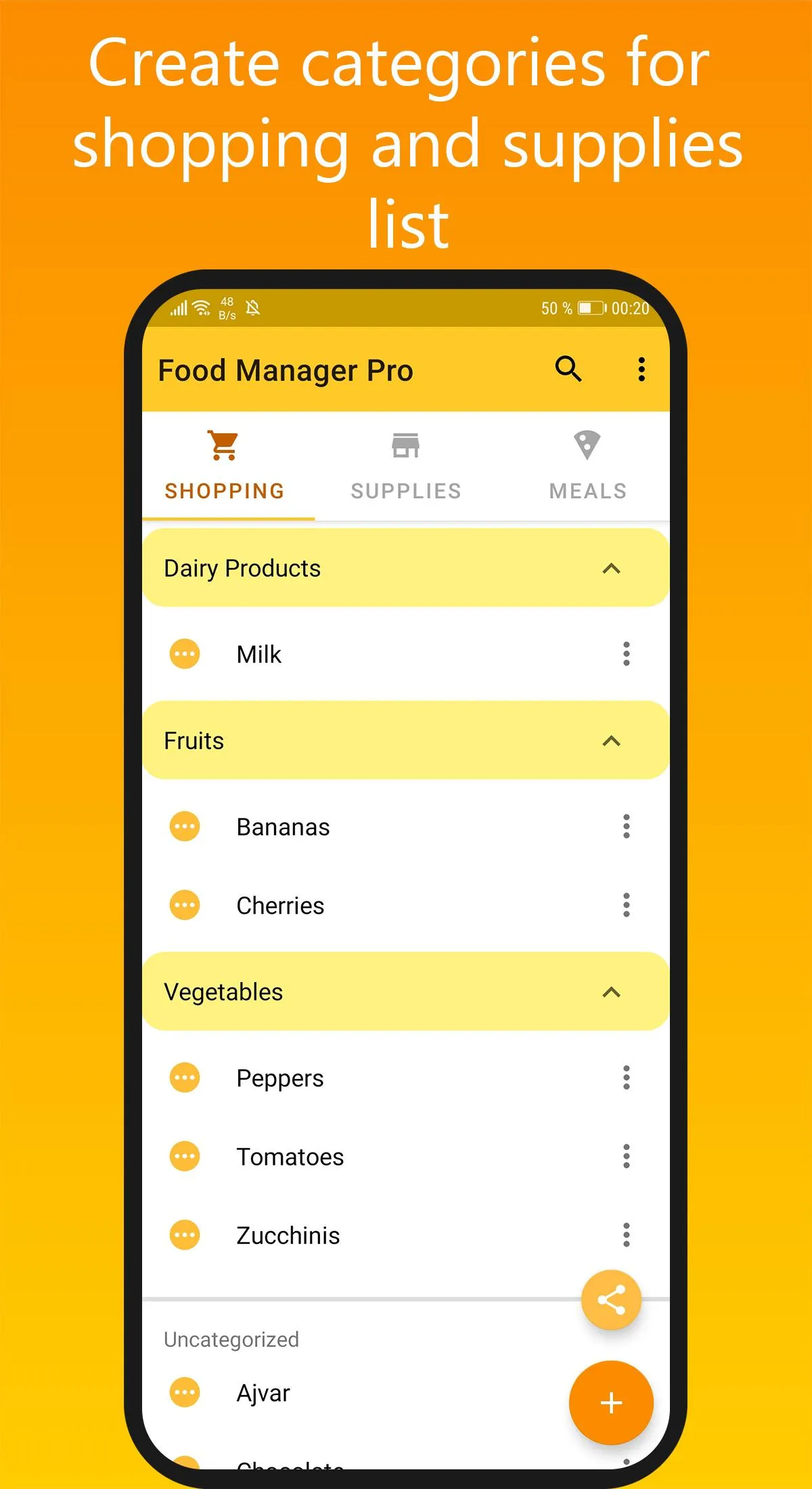 Food Manager | Indus Appstore | Screenshot