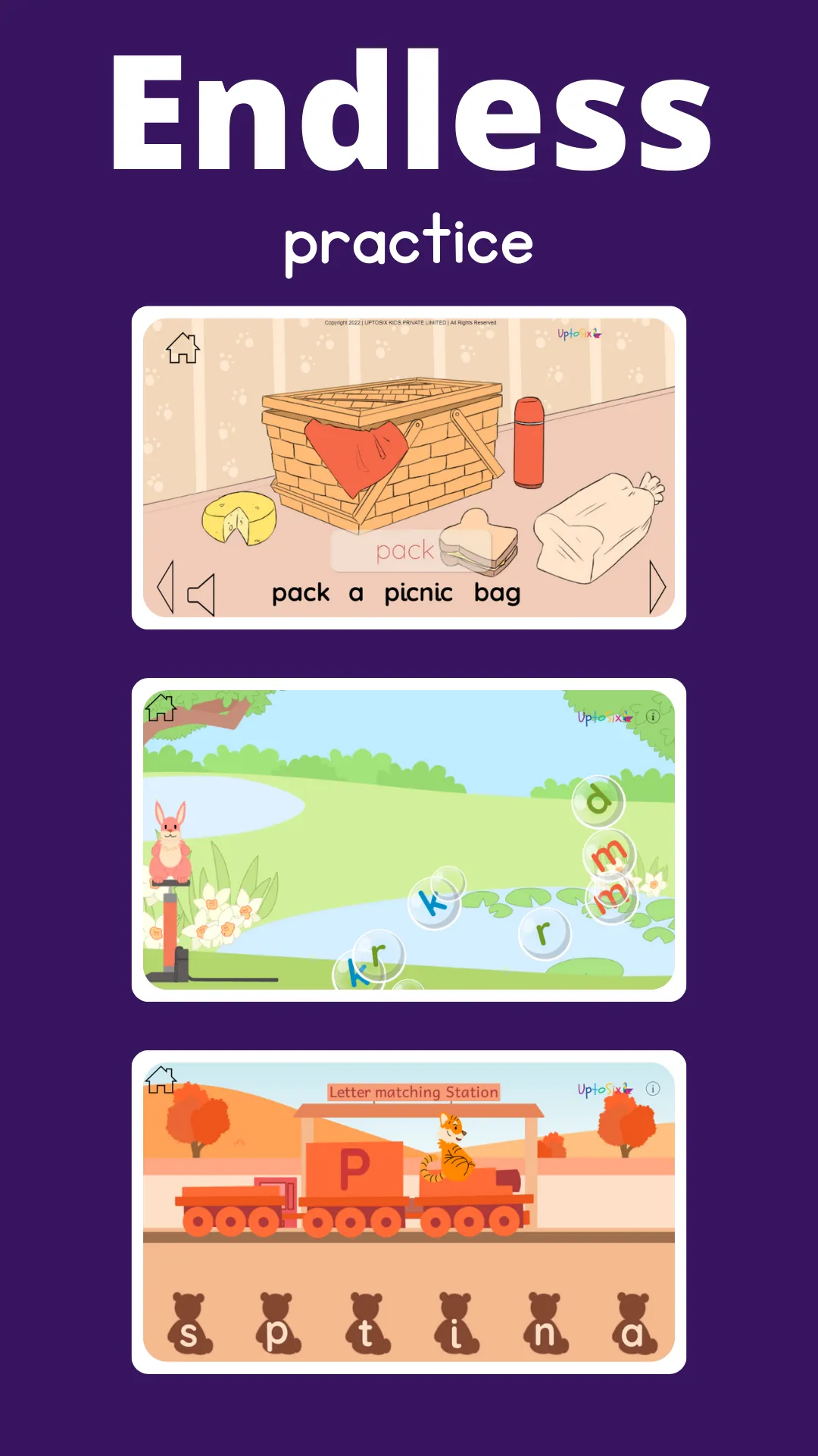 UptoSix Phonics | Indus Appstore | Screenshot