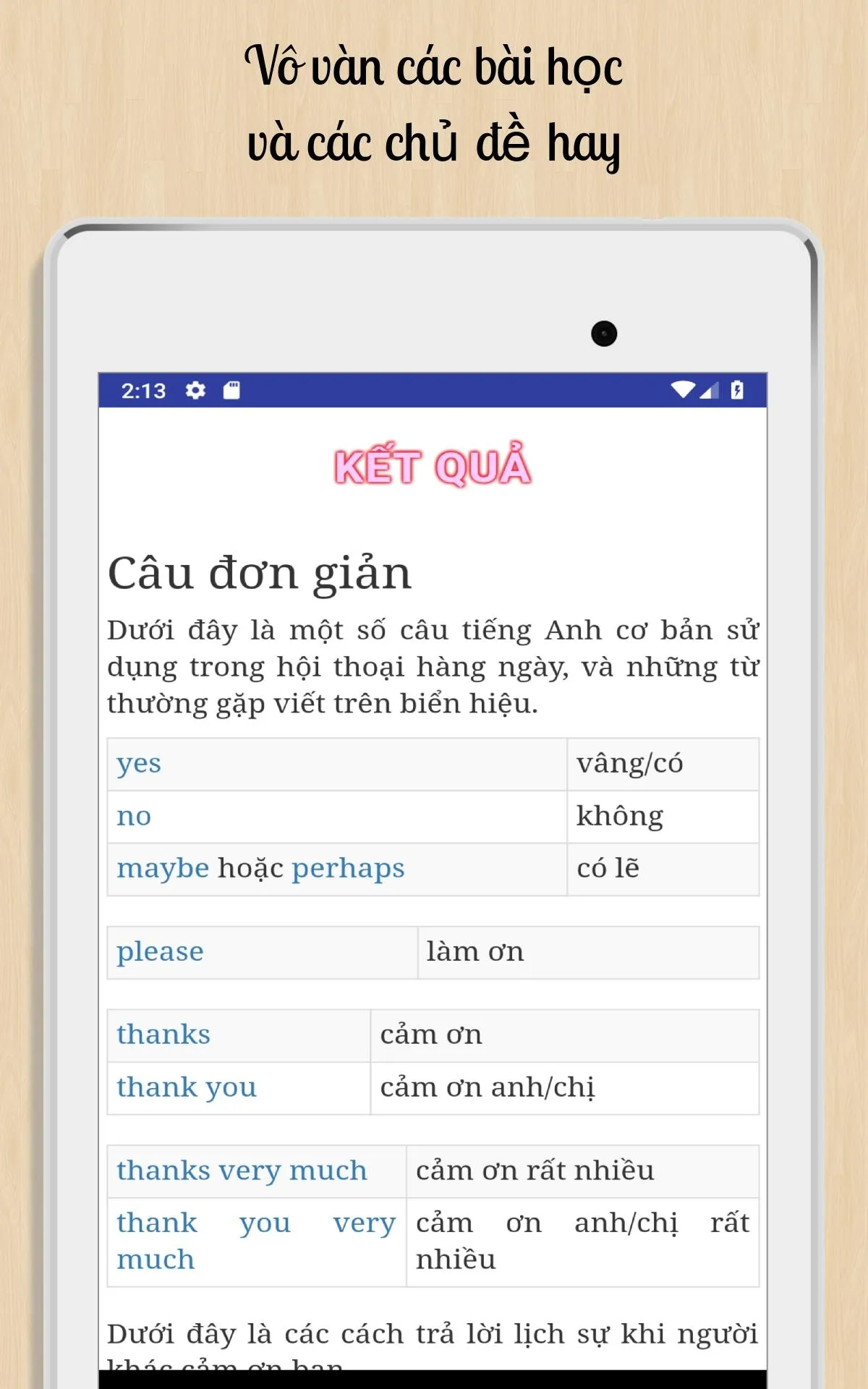 Tiếng Anh giao tiếp hàng ngày | Indus Appstore | Screenshot