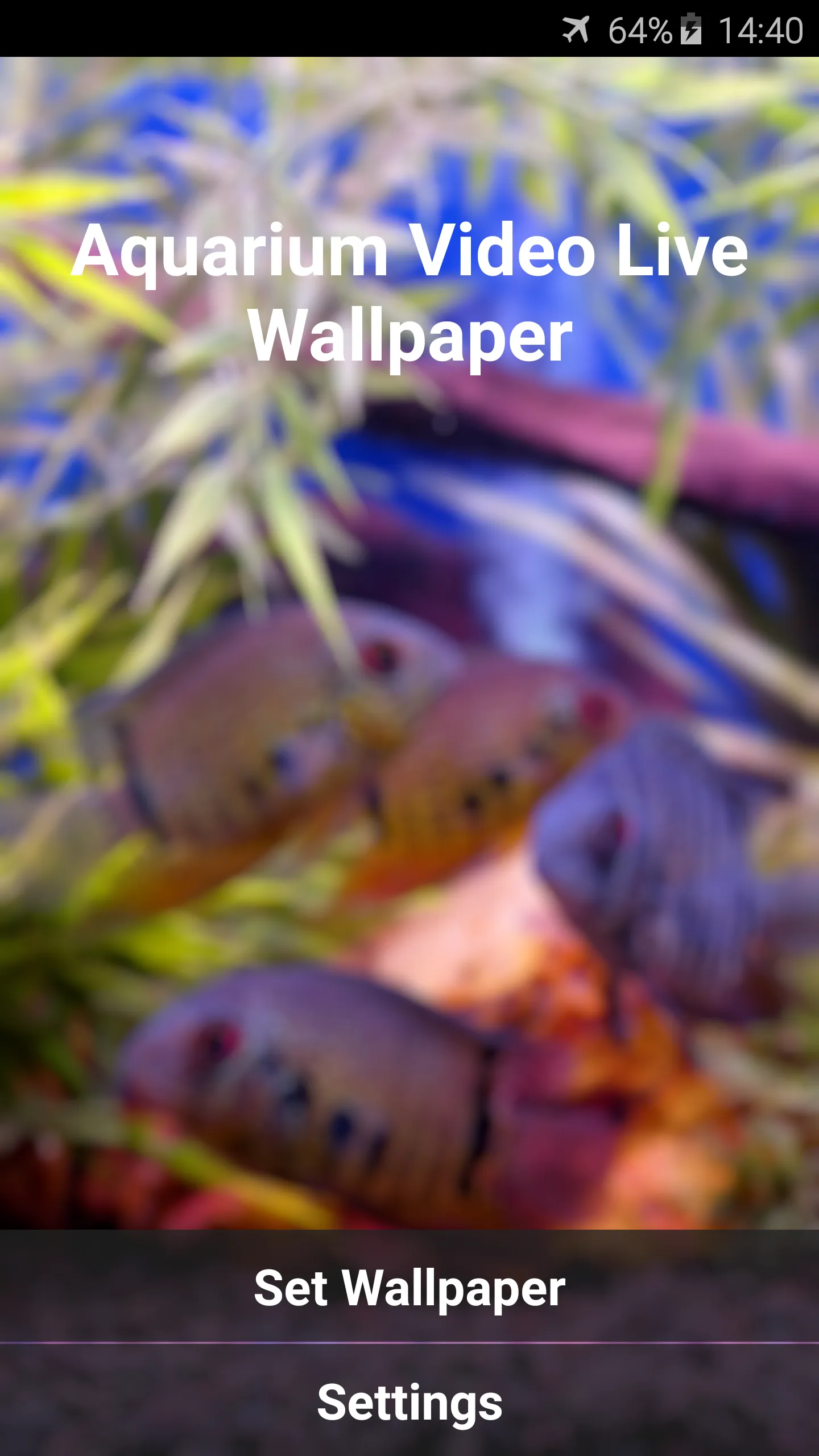 Aquarium Video Live Wallpaper | Indus Appstore | Screenshot