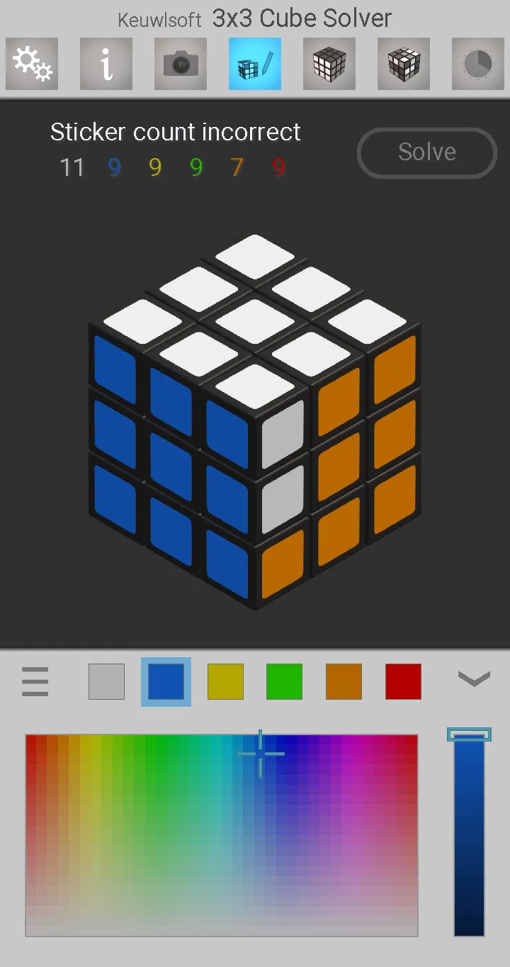 3x3 Cube Solver | Indus Appstore | Screenshot