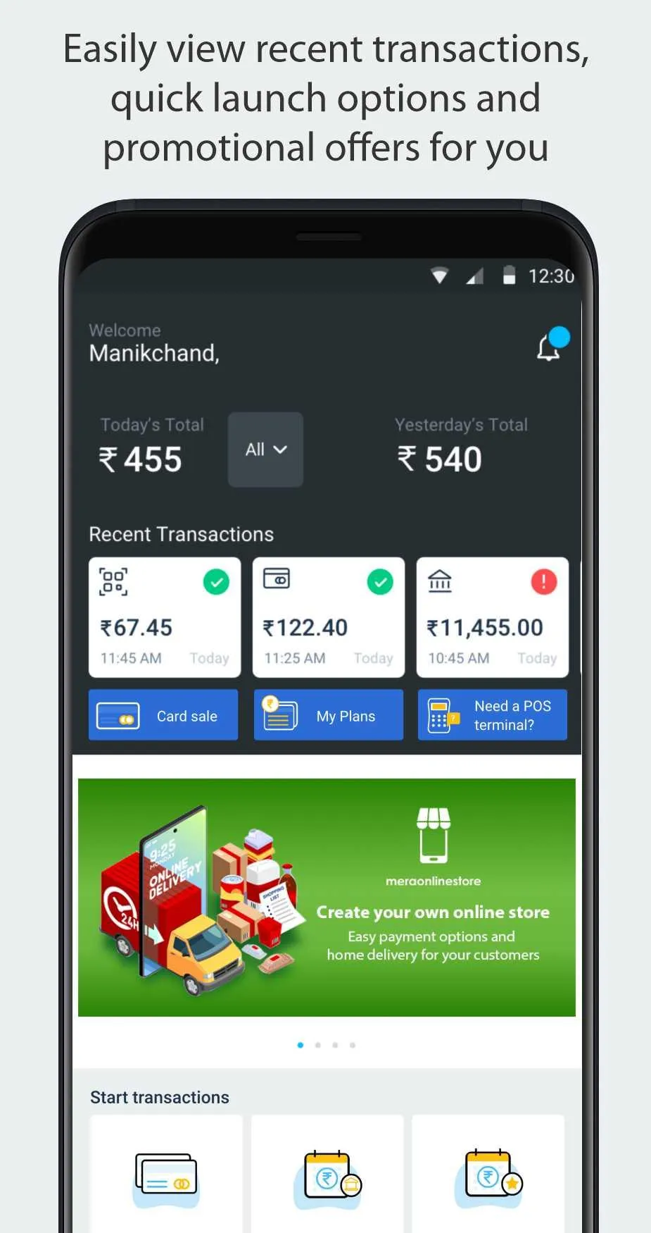 Mswipe Merchant App | Indus Appstore | Screenshot