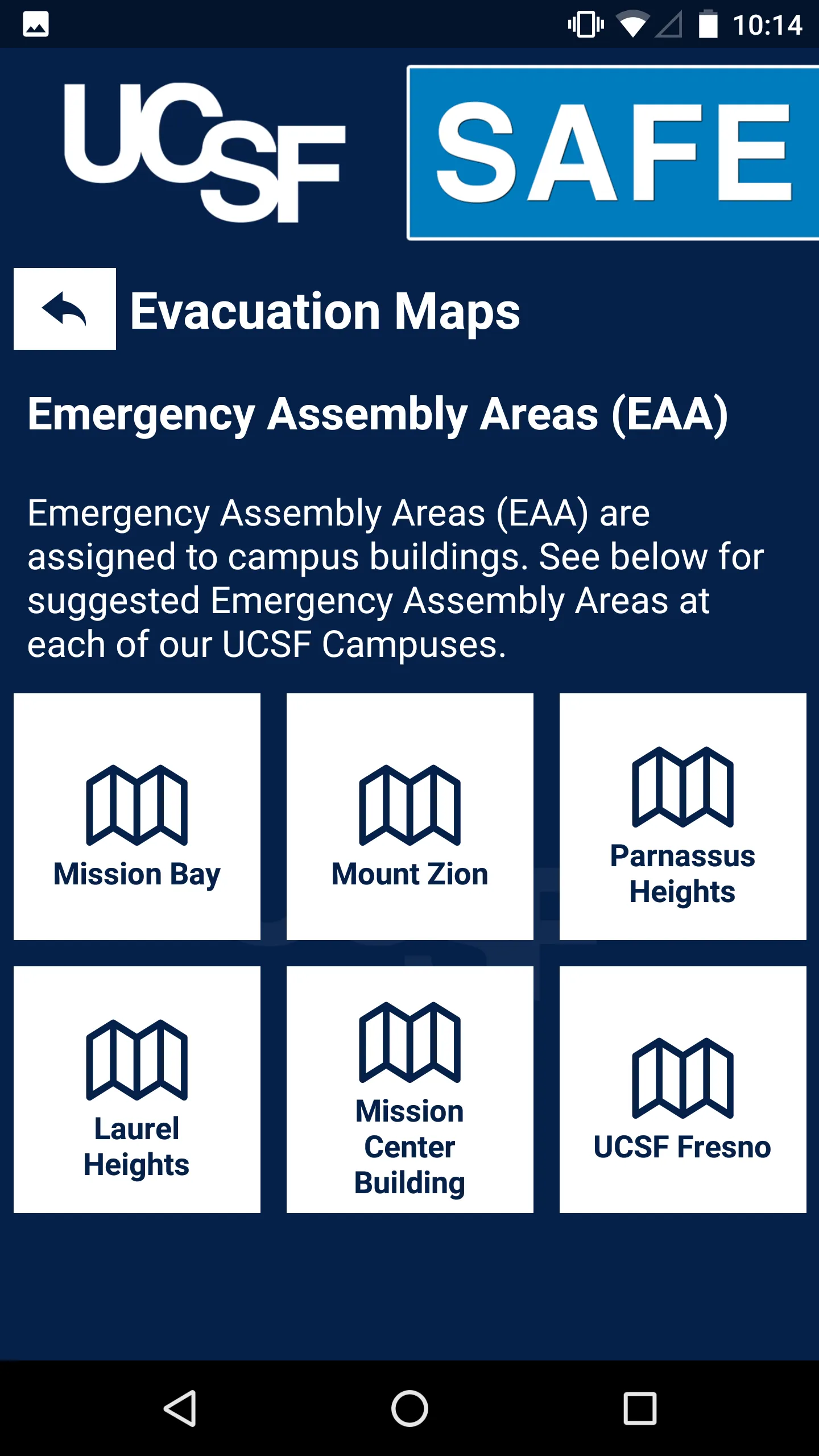 UCSF Safe | Indus Appstore | Screenshot