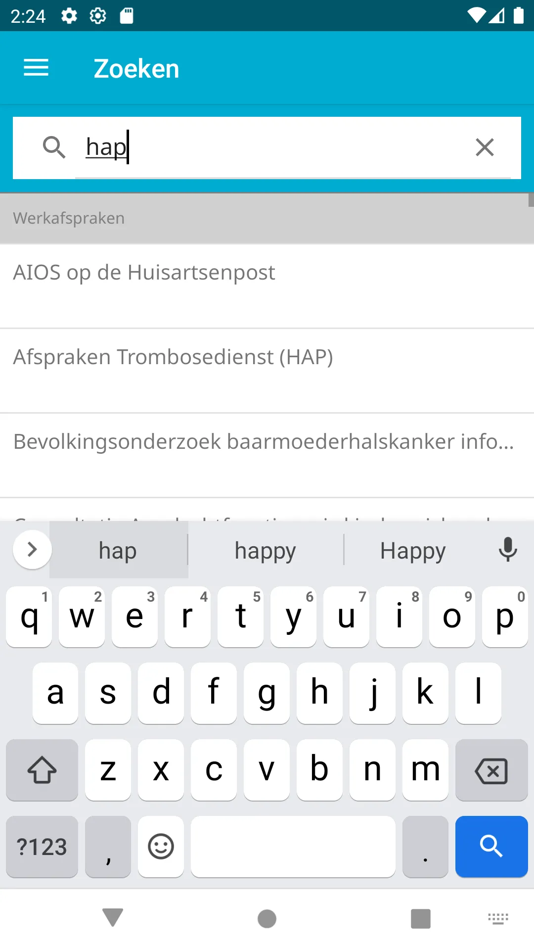 HOZL Werkafspraken | Indus Appstore | Screenshot