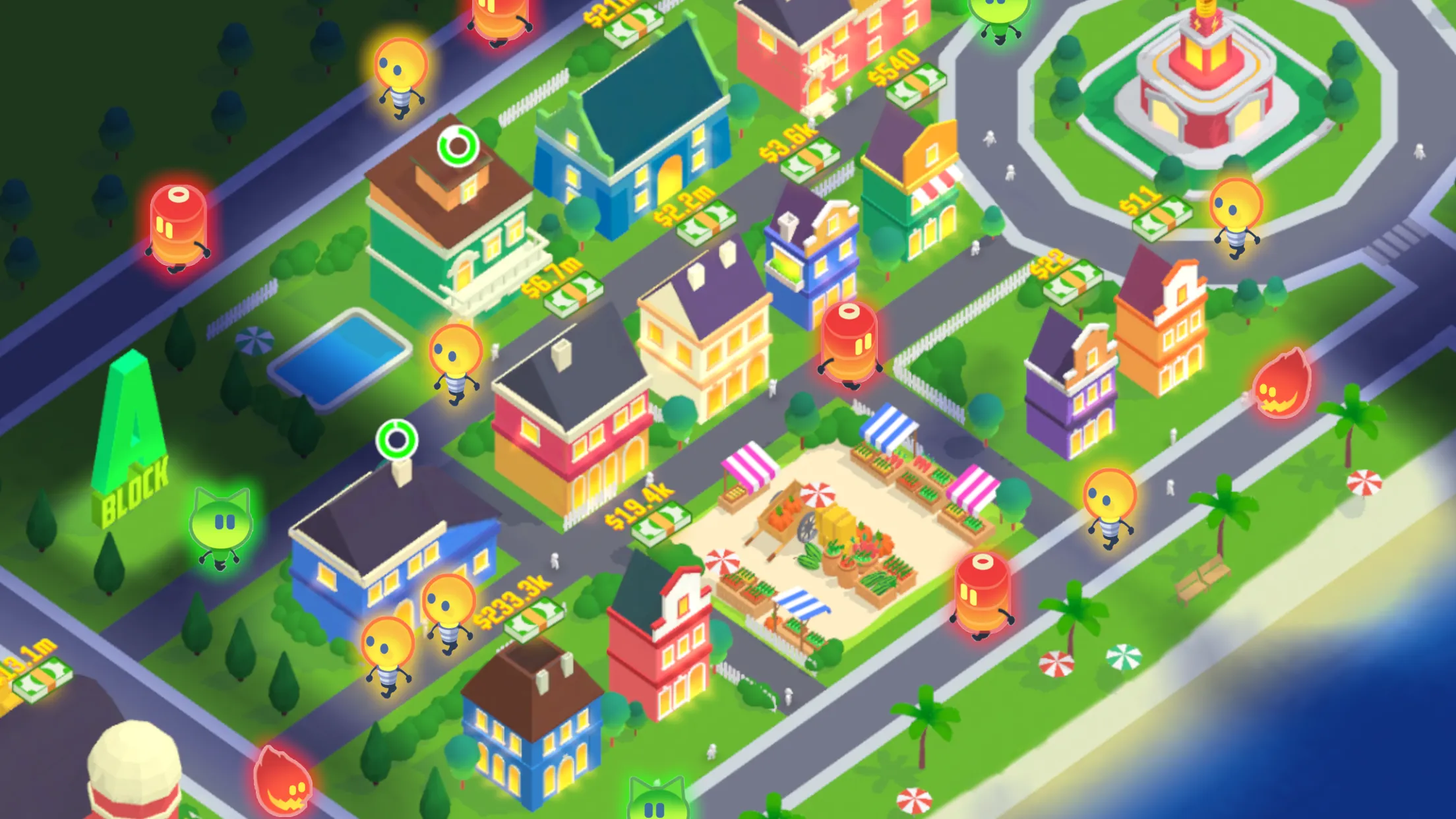 Idle Light City: Clicker Games | Indus Appstore | Screenshot