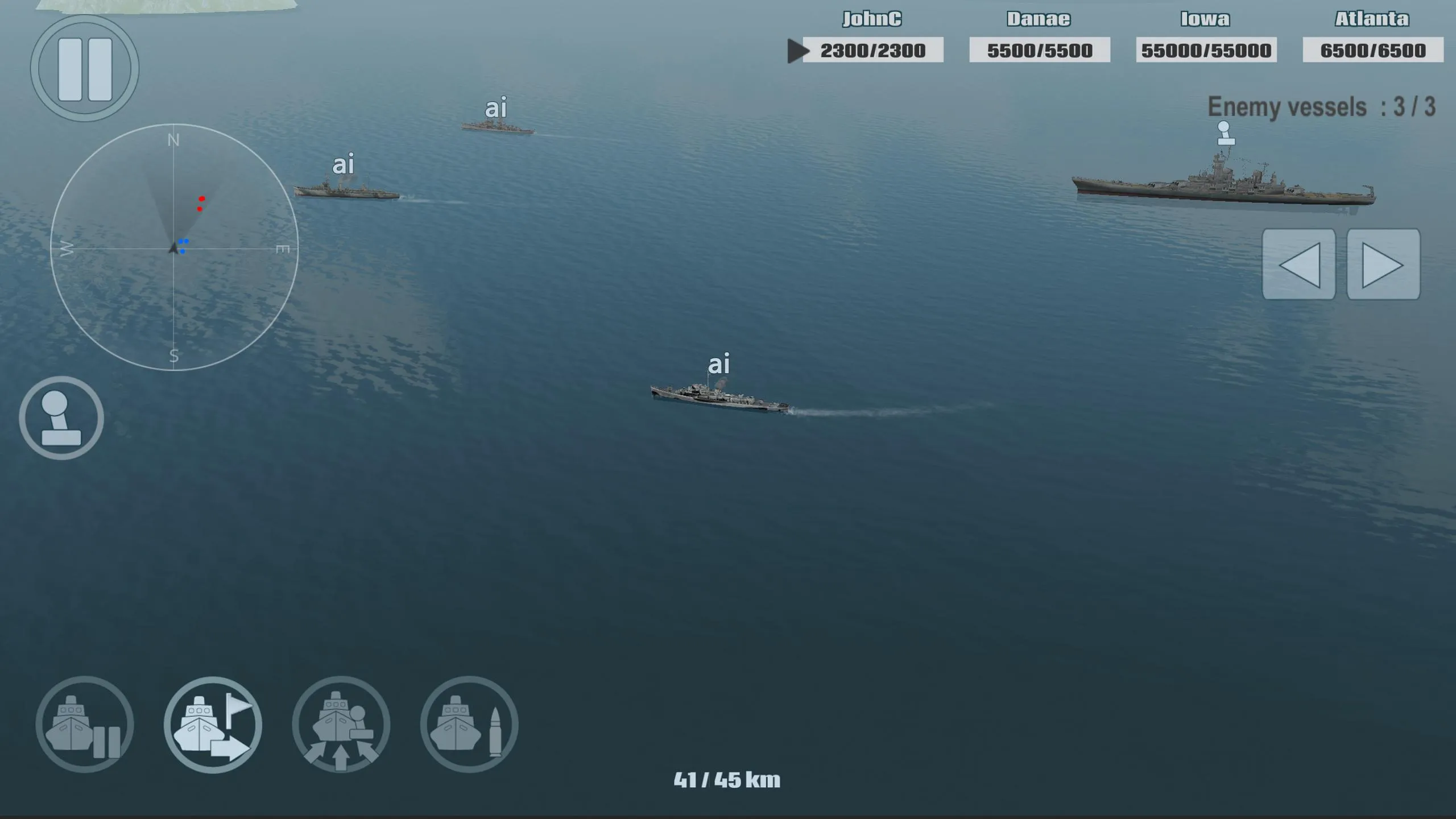 Warship War :Navy Fleet Combat | Indus Appstore | Screenshot