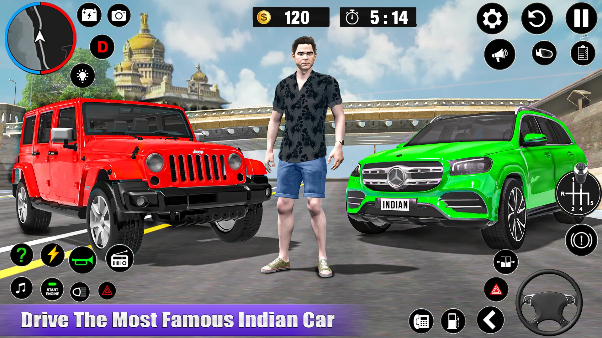 Indian Car Bike Simulator 3D | Indus Appstore | Screenshot