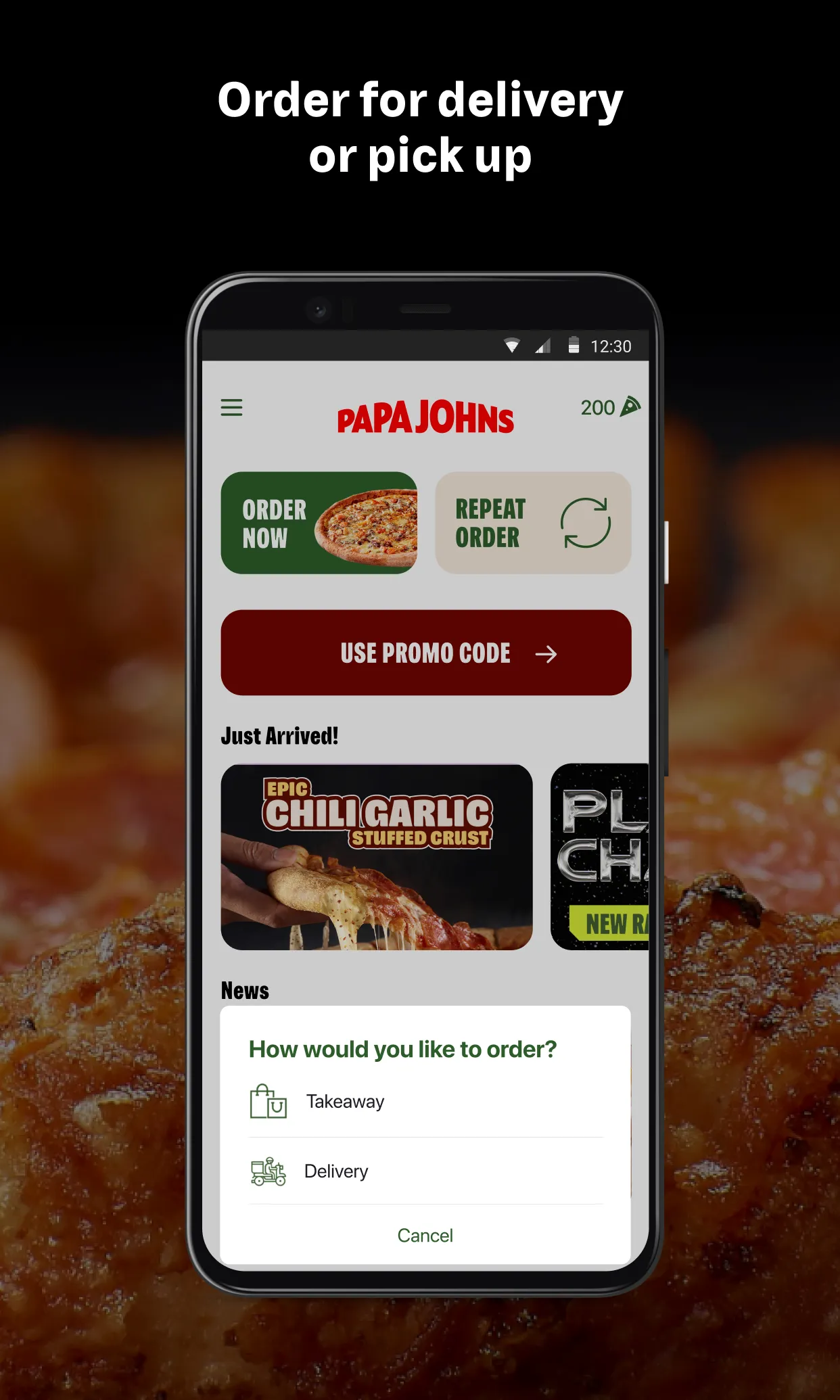 Papa Johns Pizza UAE | Indus Appstore | Screenshot