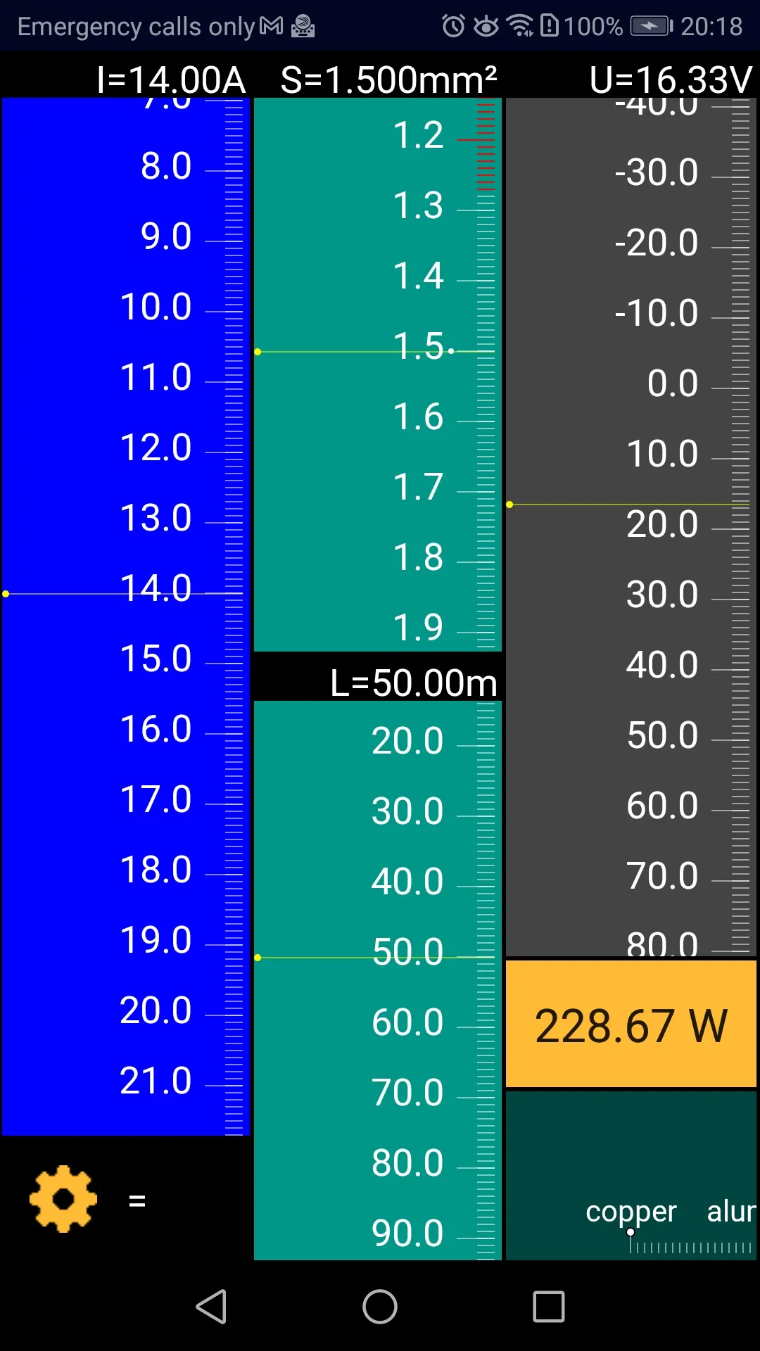 Electrical calculator | Indus Appstore | Screenshot