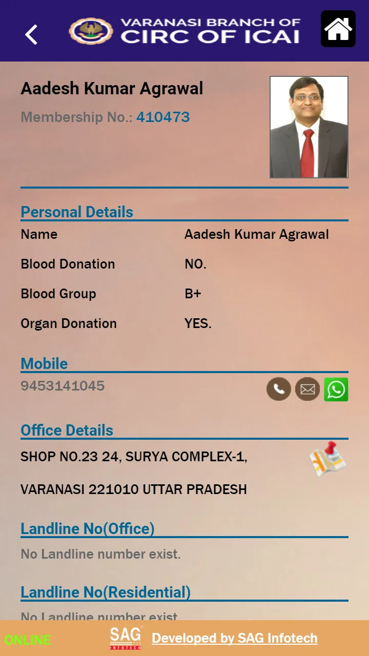 Varanasi Branch (CIRC of ICAI) | Indus Appstore | Screenshot