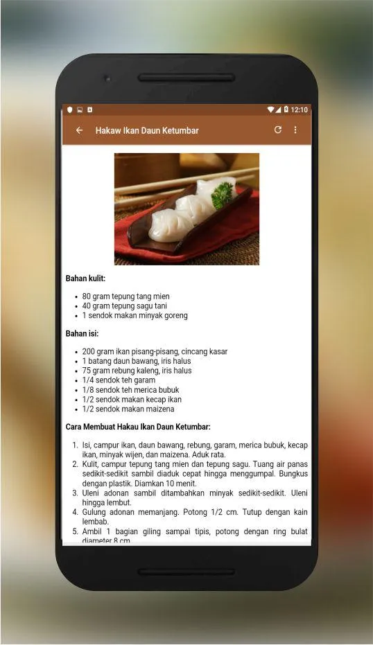 resep dimsum enak | Indus Appstore | Screenshot