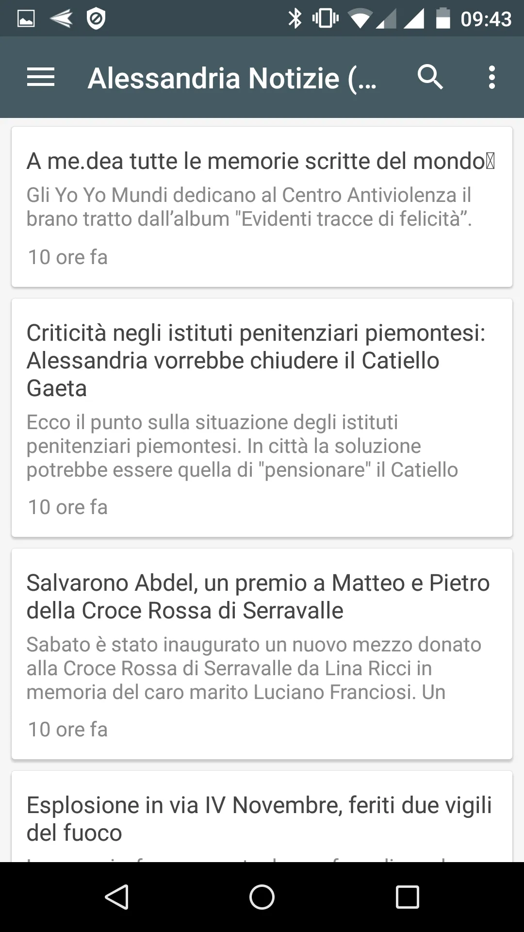 Alessandria notizie locali | Indus Appstore | Screenshot