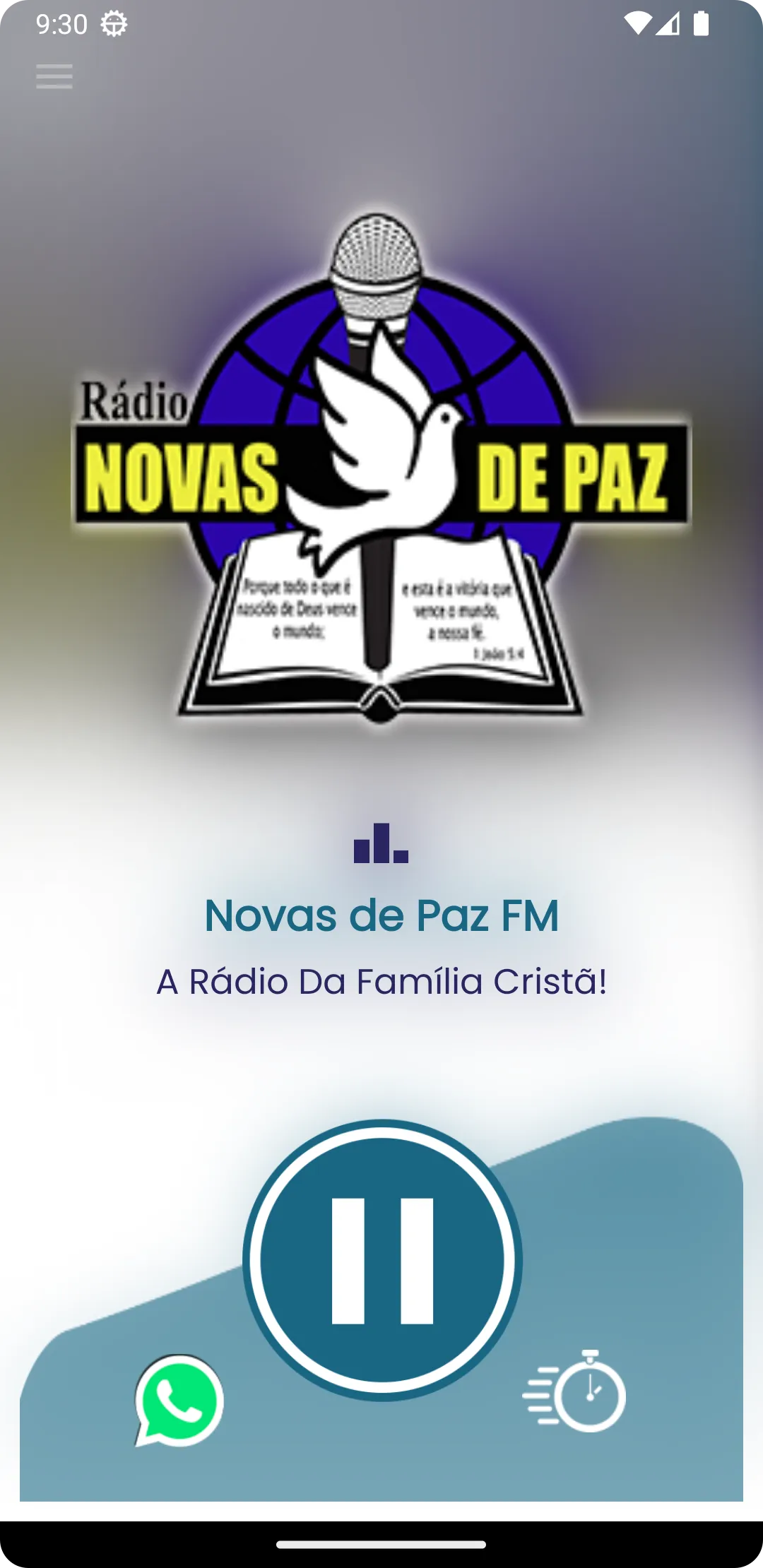 Rádio Novas de Paz FM - Moc MG | Indus Appstore | Screenshot