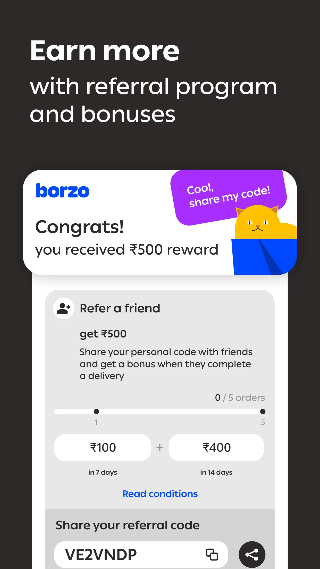 Borzo: Delivery Partner Job | Indus Appstore | Screenshot