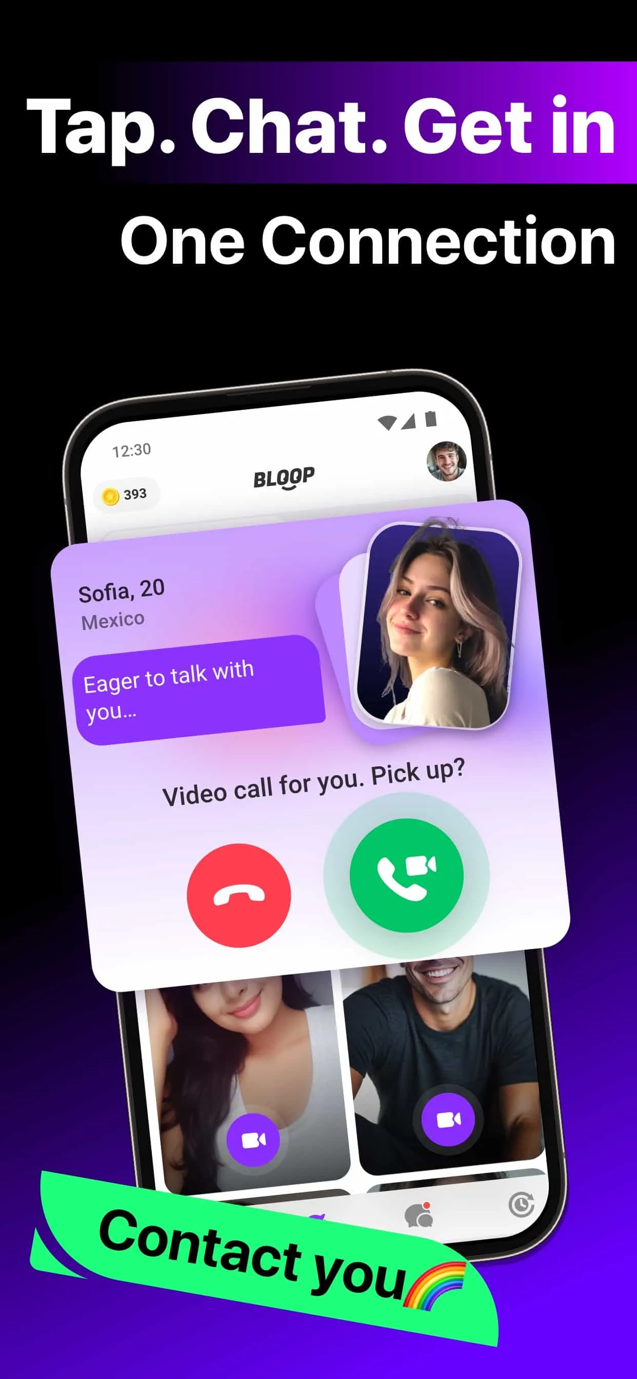 Bloop - 1v1 Video Chat | Indus Appstore | Screenshot