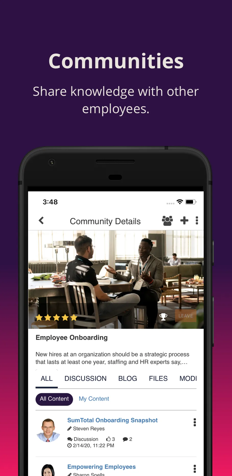 SumTotal Mobile | Indus Appstore | Screenshot