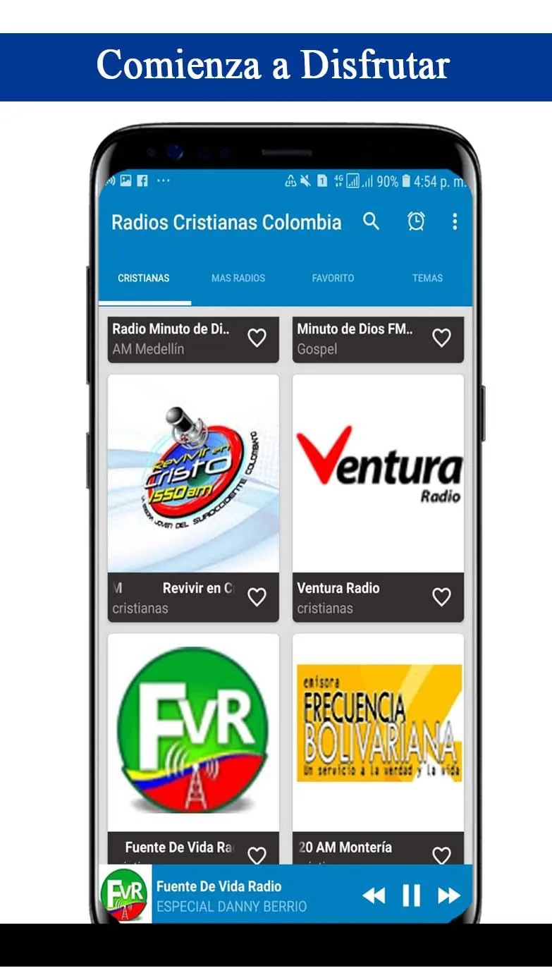 Radios Cristianas Colombia | Indus Appstore | Screenshot