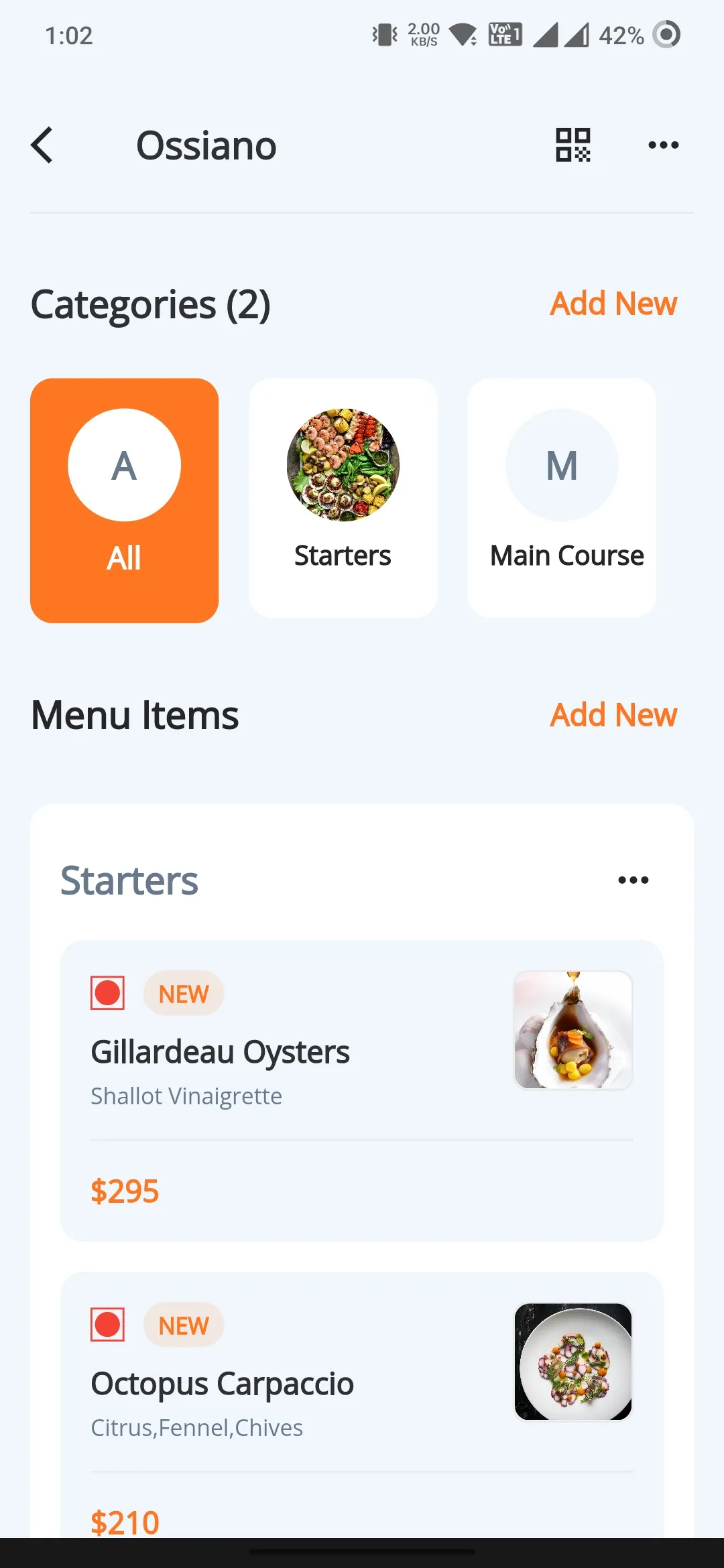 QR Menu Laravel | Indus Appstore | Screenshot