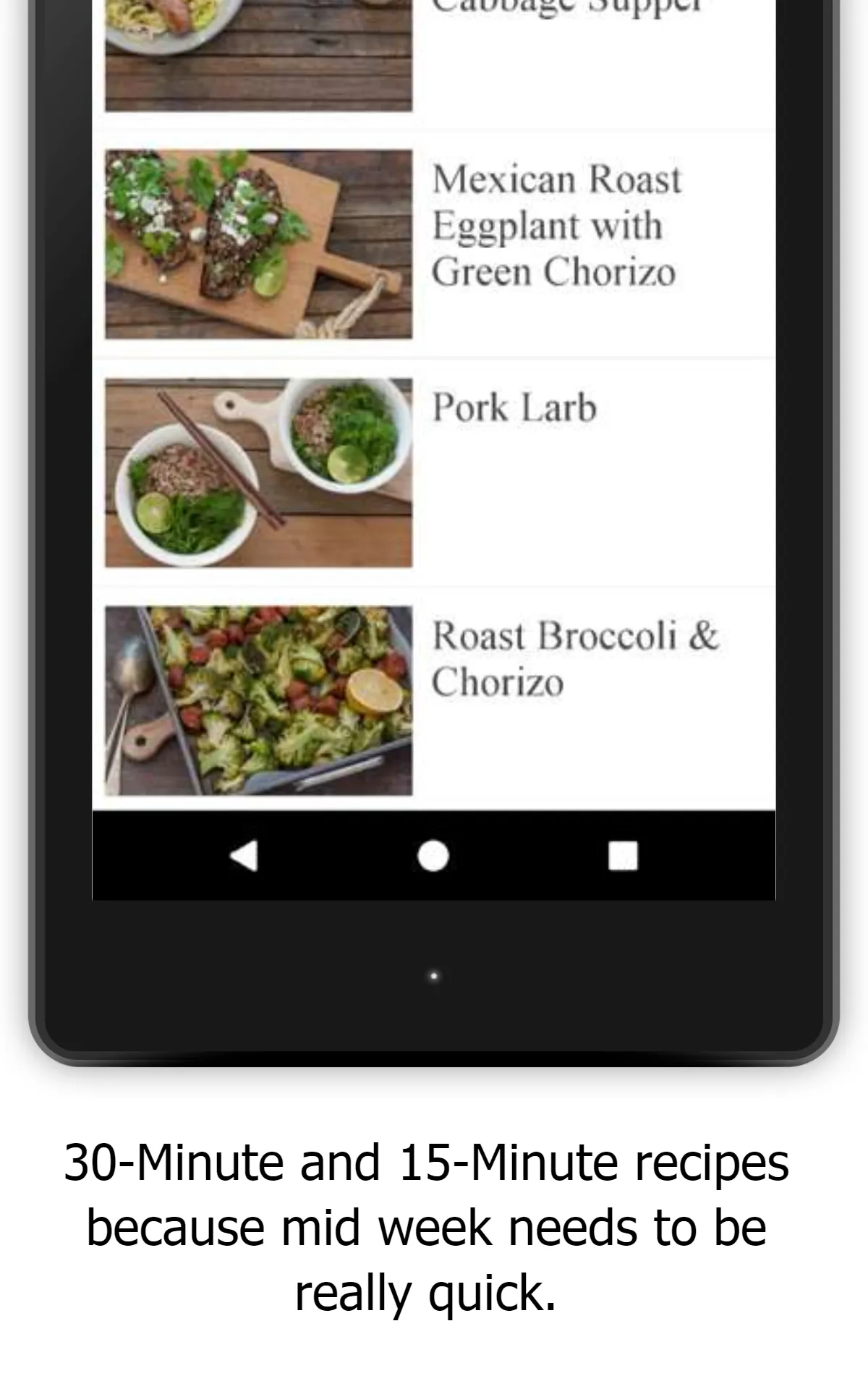 Stonesoup 6-Ingredient Dinners | Indus Appstore | Screenshot