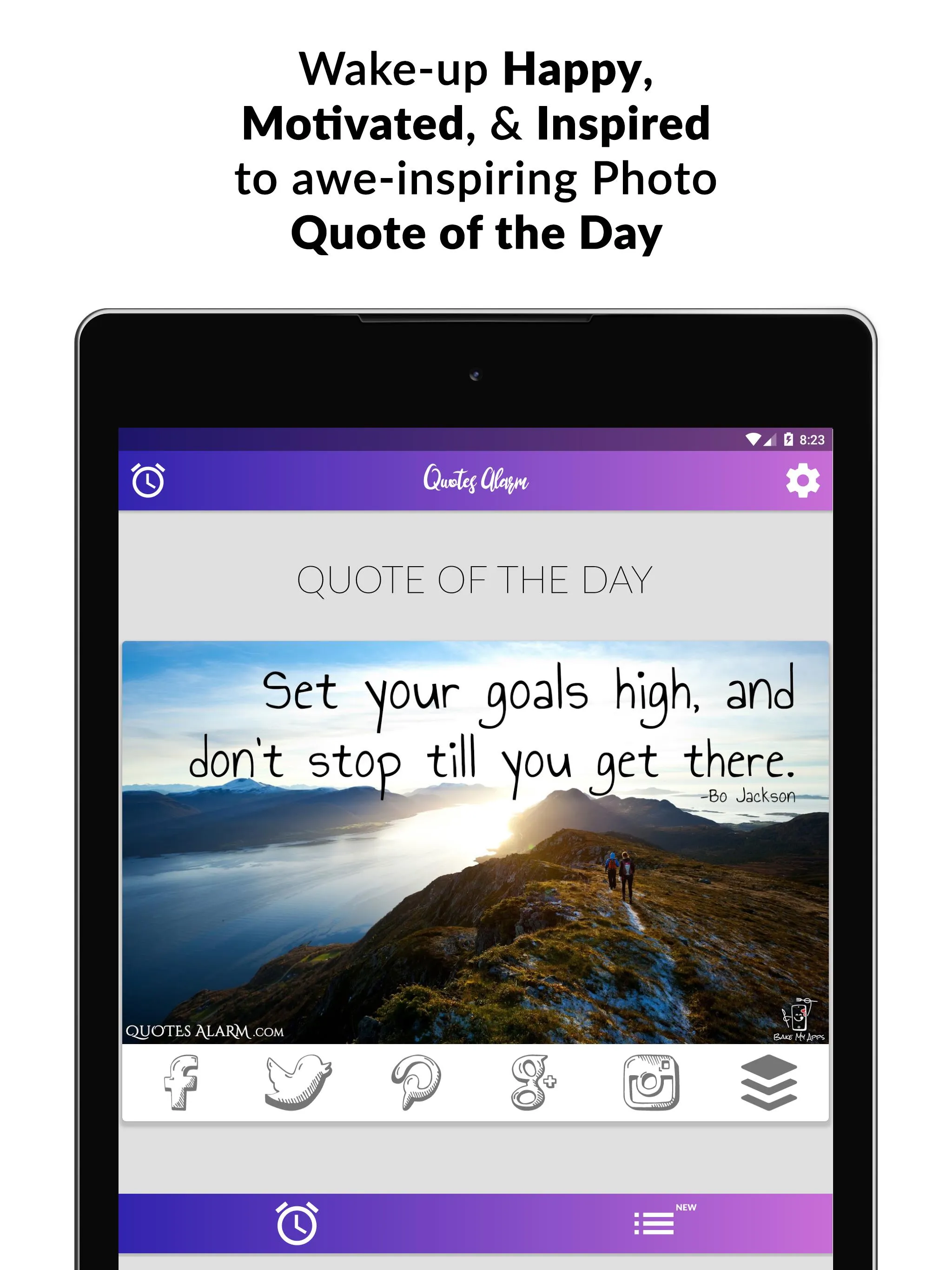Quotes Alarm -Daily Motivation | Indus Appstore | Screenshot