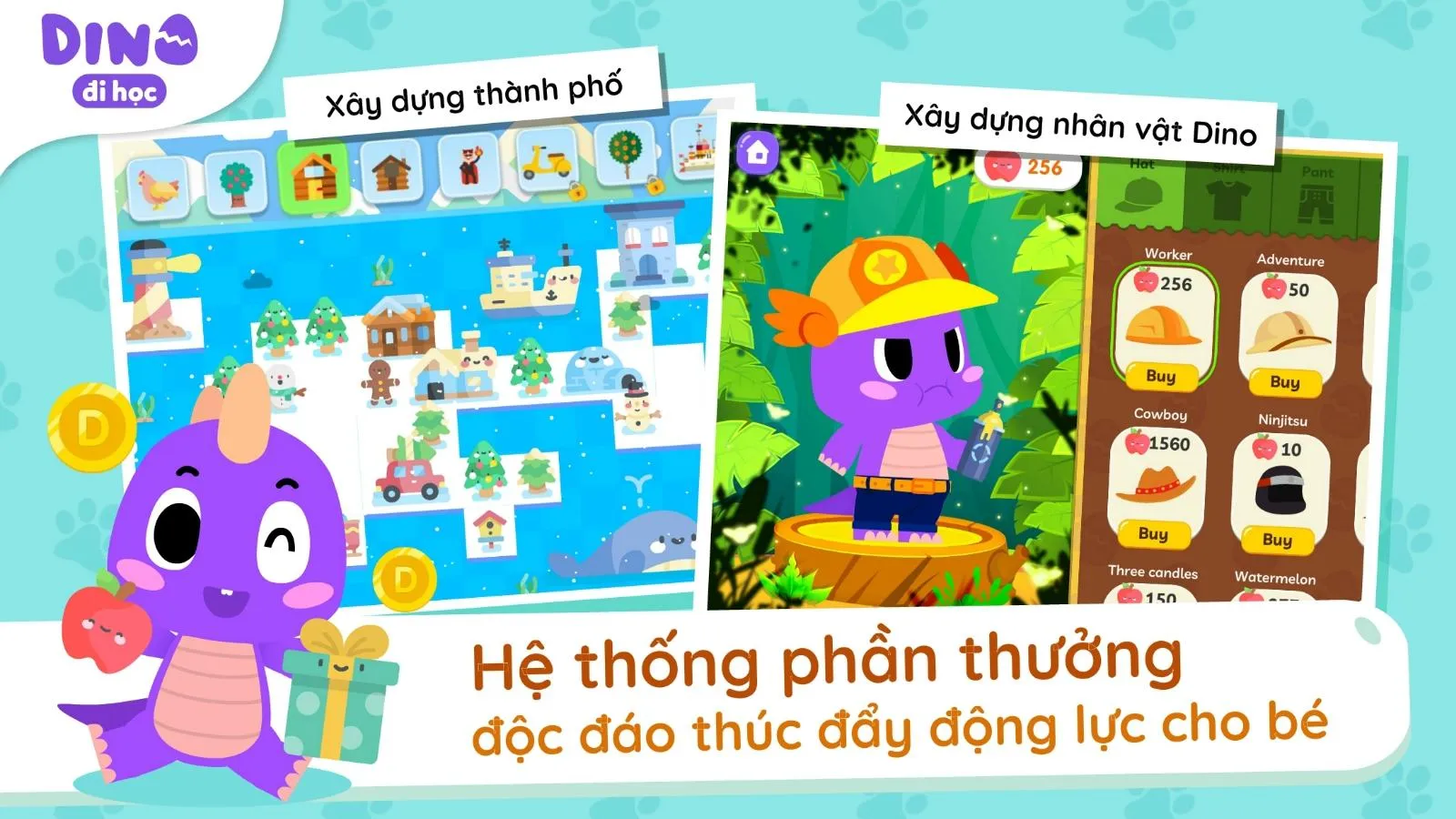 Dino Đi học | Indus Appstore | Screenshot