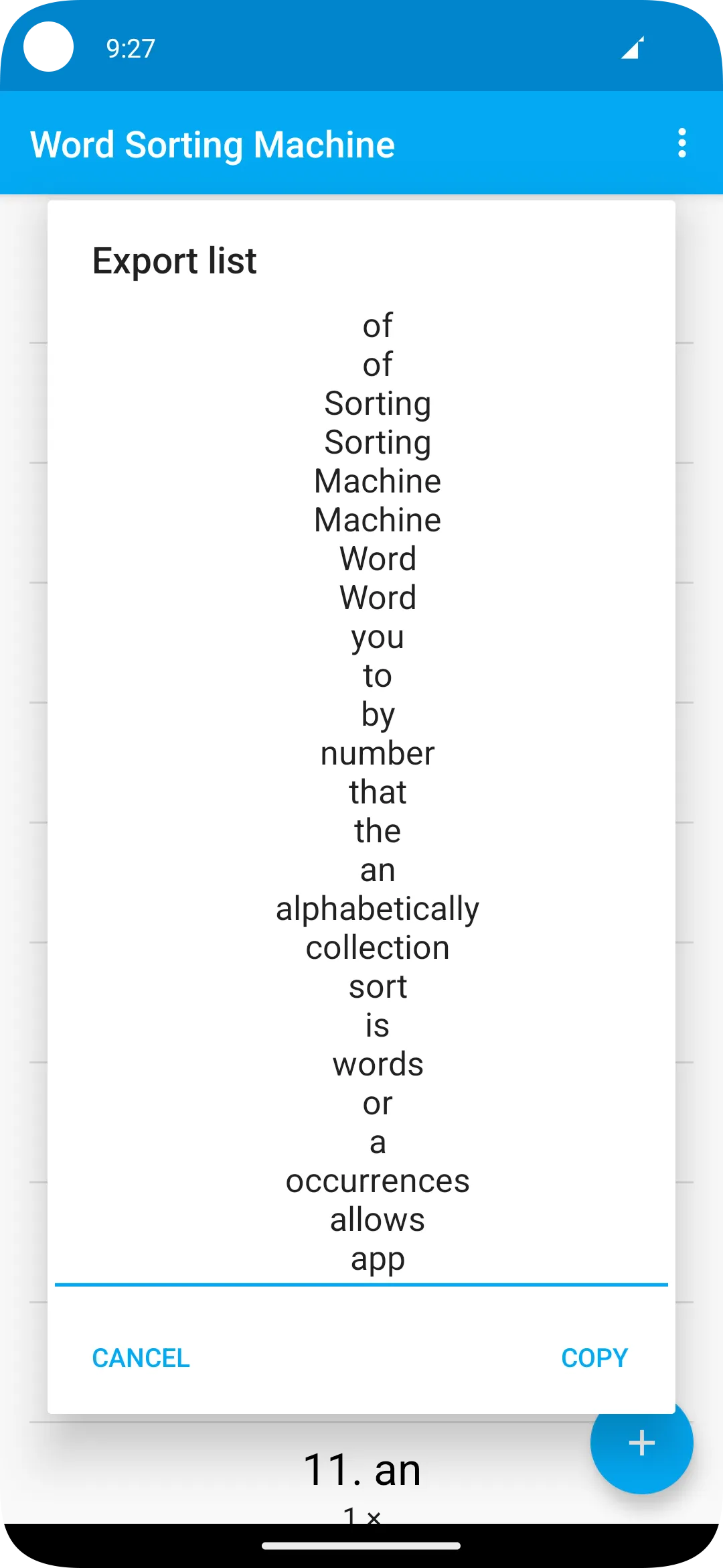 Word Sorting Machine | Indus Appstore | Screenshot