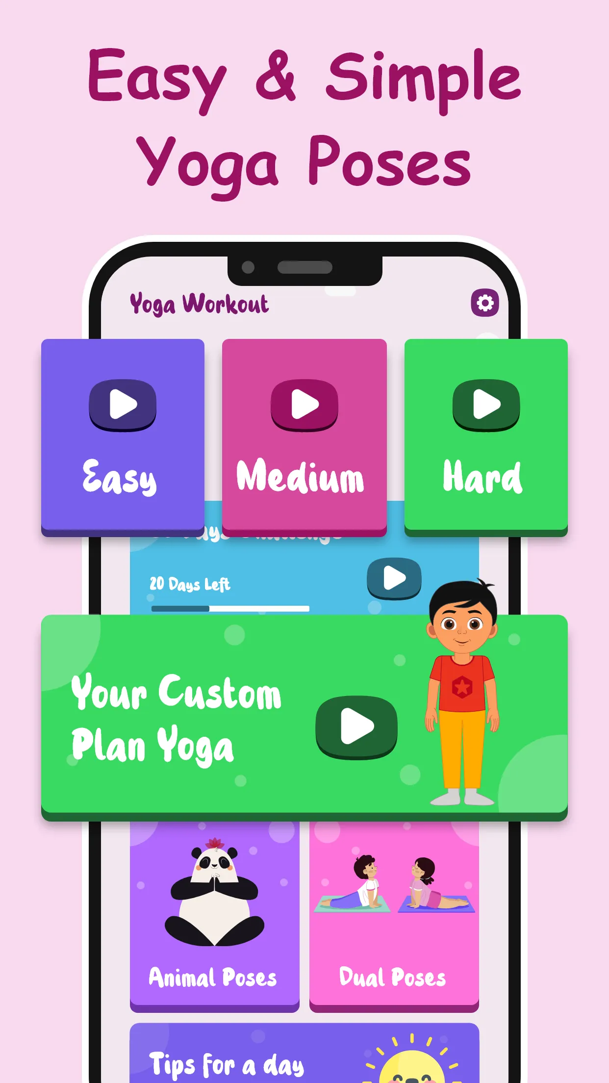 Yoga for kids workout | Indus Appstore | Screenshot