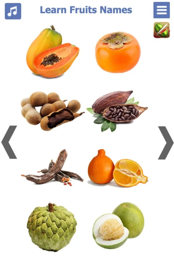 Learn Fruits name in English | Indus Appstore | Screenshot