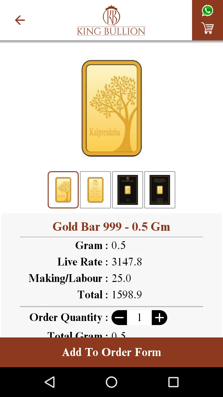 King Bullion | Indus Appstore | Screenshot