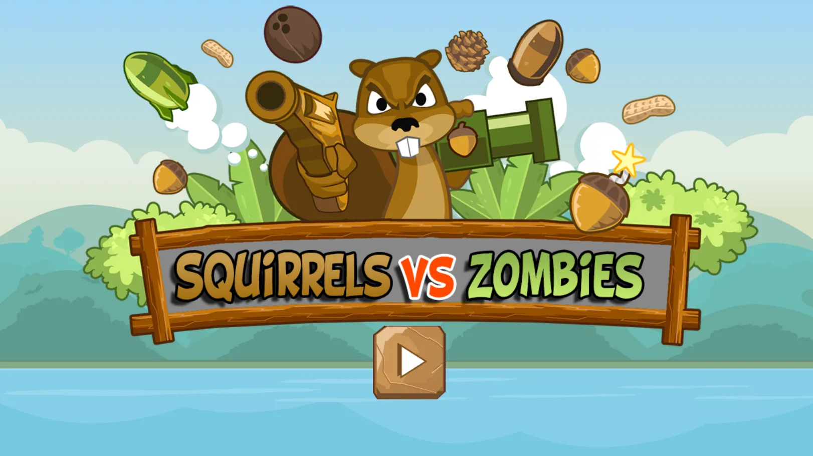 squirrels vs zombies | Indus Appstore | Screenshot