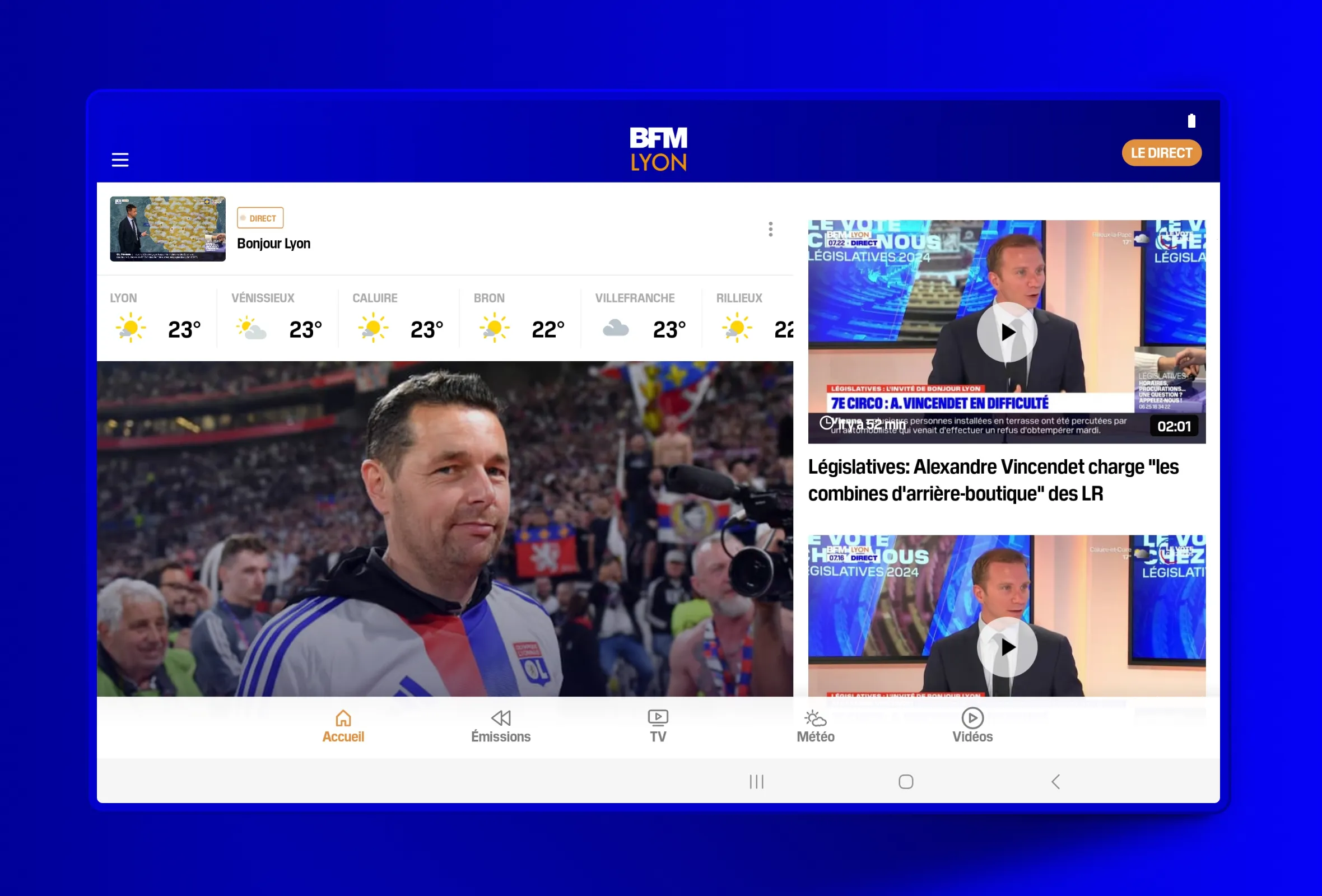 BFM Lyon - news et météo | Indus Appstore | Screenshot