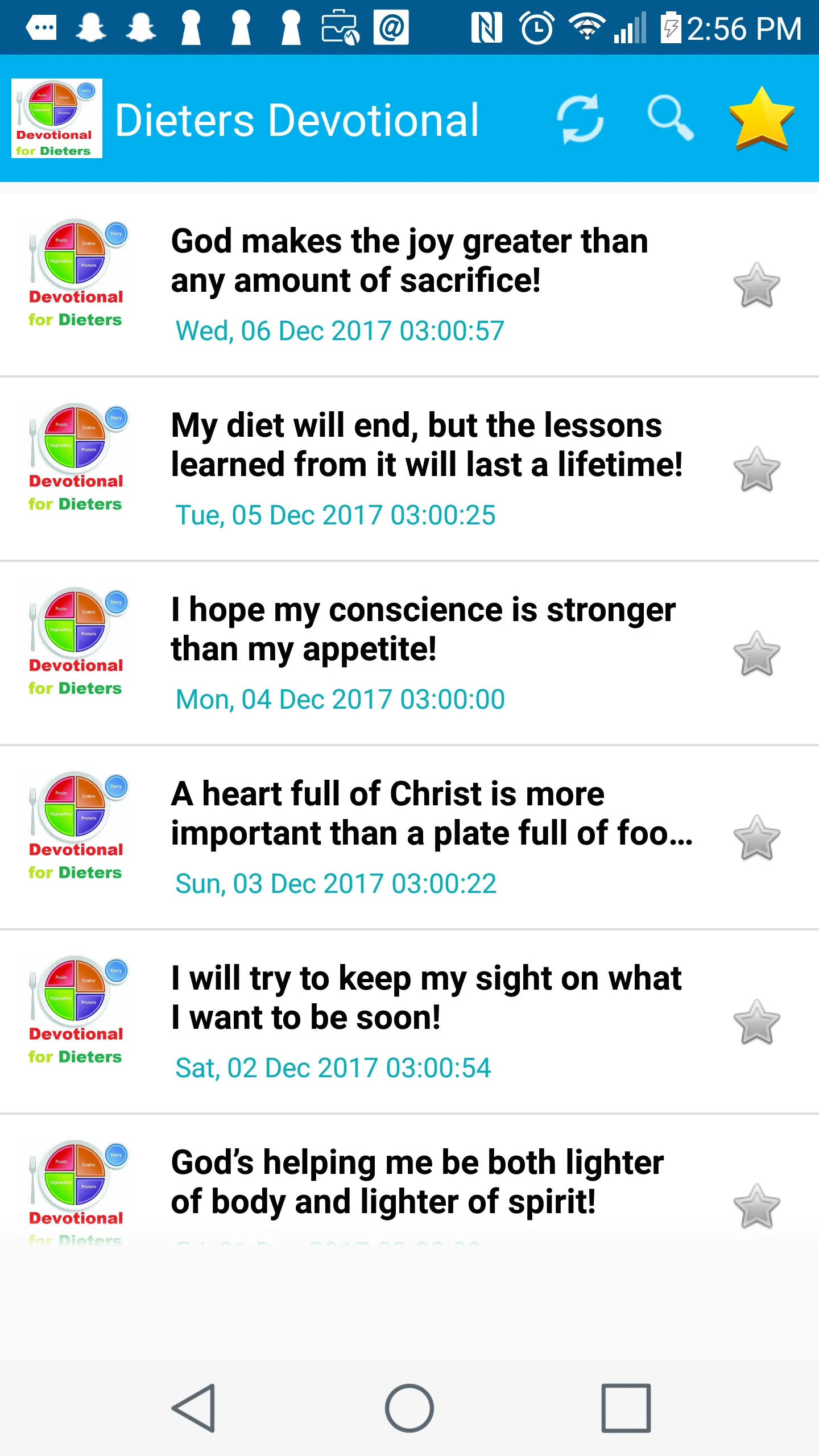 Daily Devotional for Dieters | Indus Appstore | Screenshot