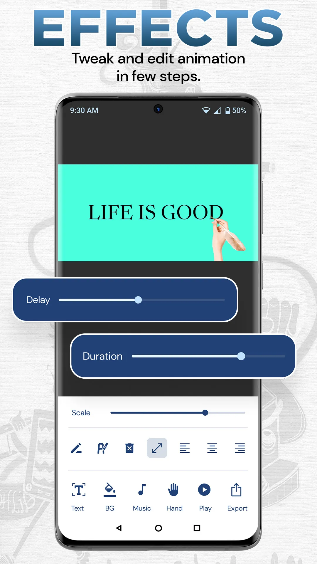 Whiteboard Animation Text | Indus Appstore | Screenshot