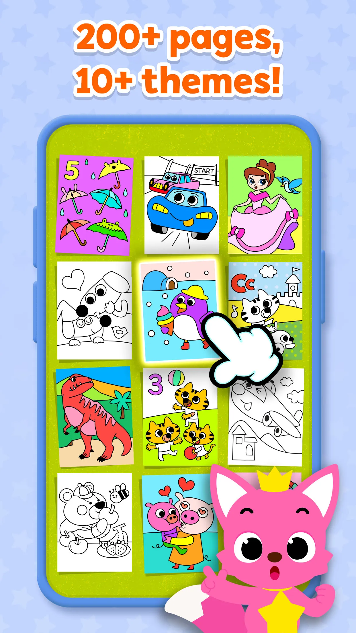 Pinkfong Coloring Fun for kids | Indus Appstore | Screenshot