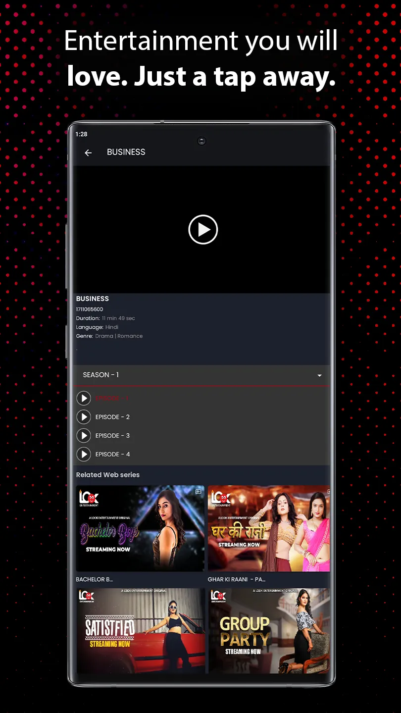 LOOK ENTERTAINMENT | Indus Appstore | Screenshot