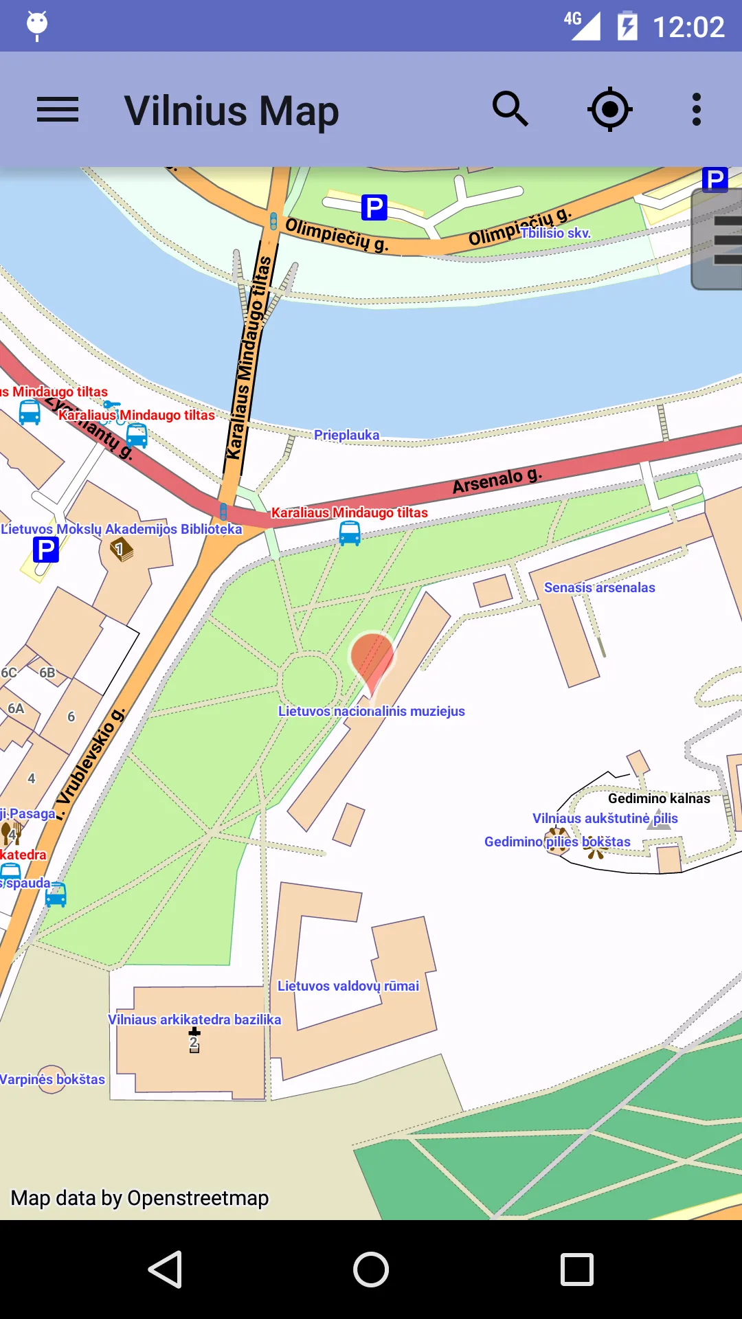 Vilnius Offline City Map | Indus Appstore | Screenshot