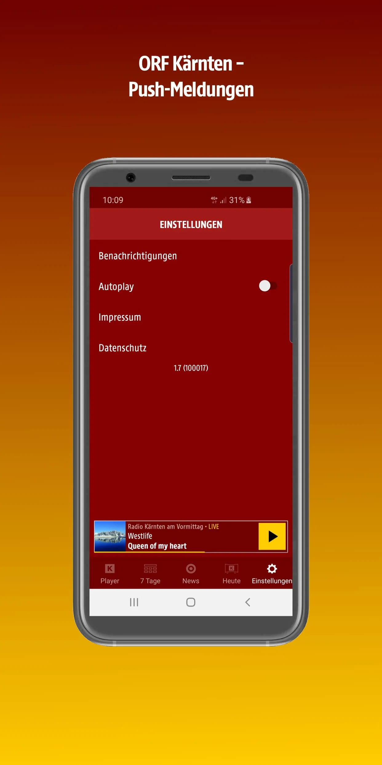 ORF Kärnten | Indus Appstore | Screenshot