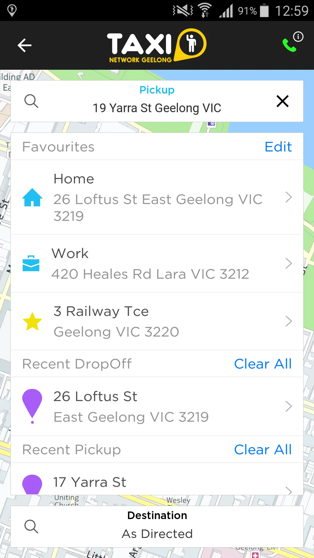 Geelong Taxi Network | Indus Appstore | Screenshot