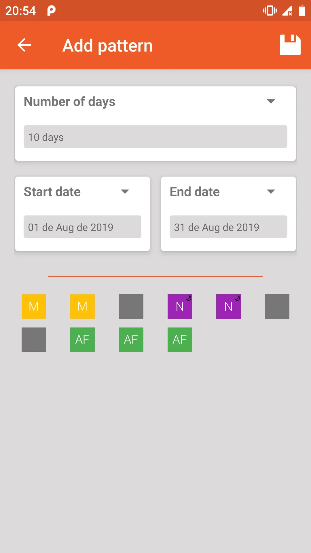 Work Shift Shedule - Calendar | Indus Appstore | Screenshot