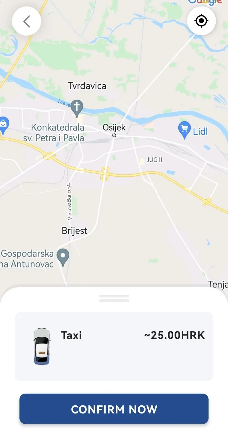 Osječki taxi | Indus Appstore | Screenshot